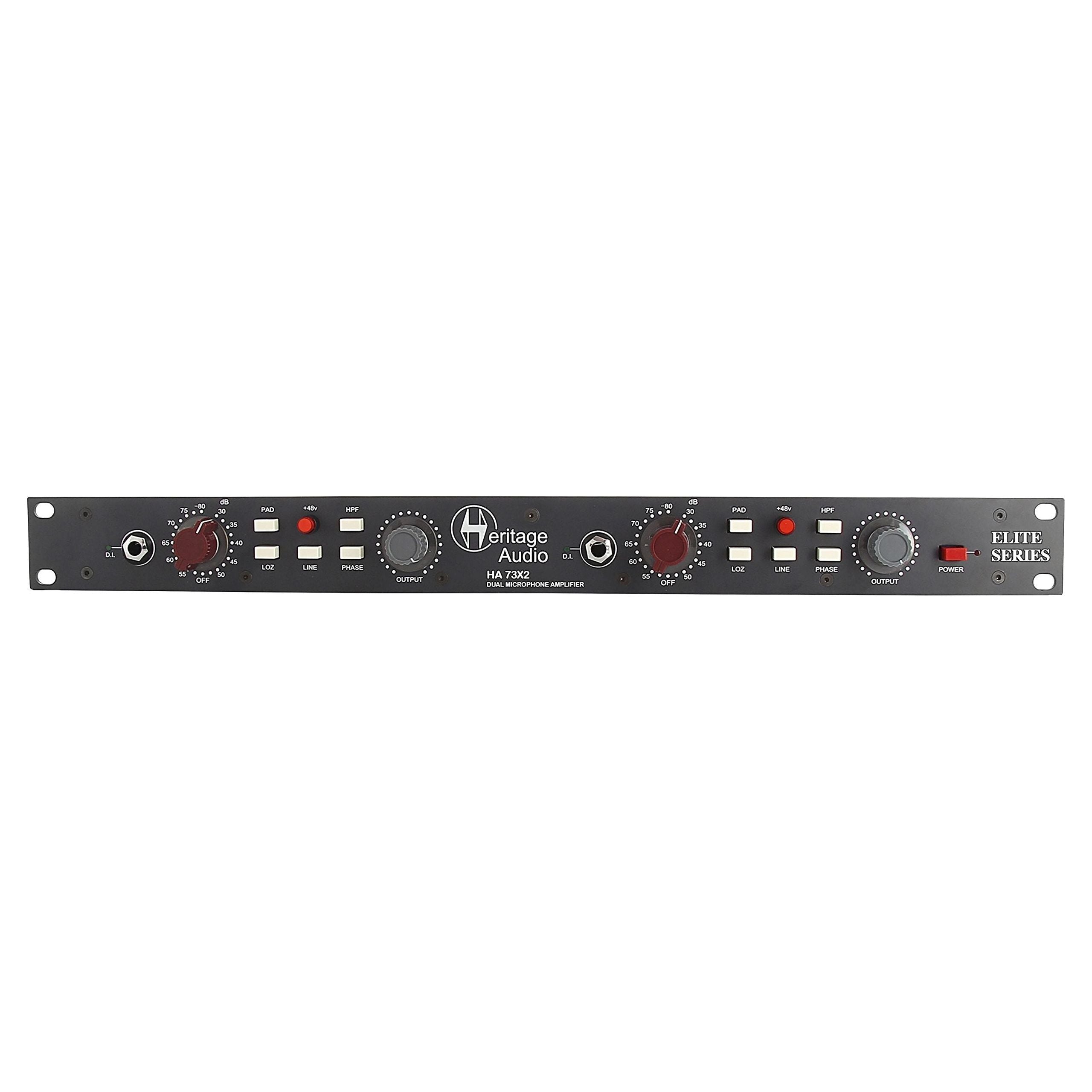 Heritage Audio HA73X2 ELITE - Dual Channel Mic Preamp