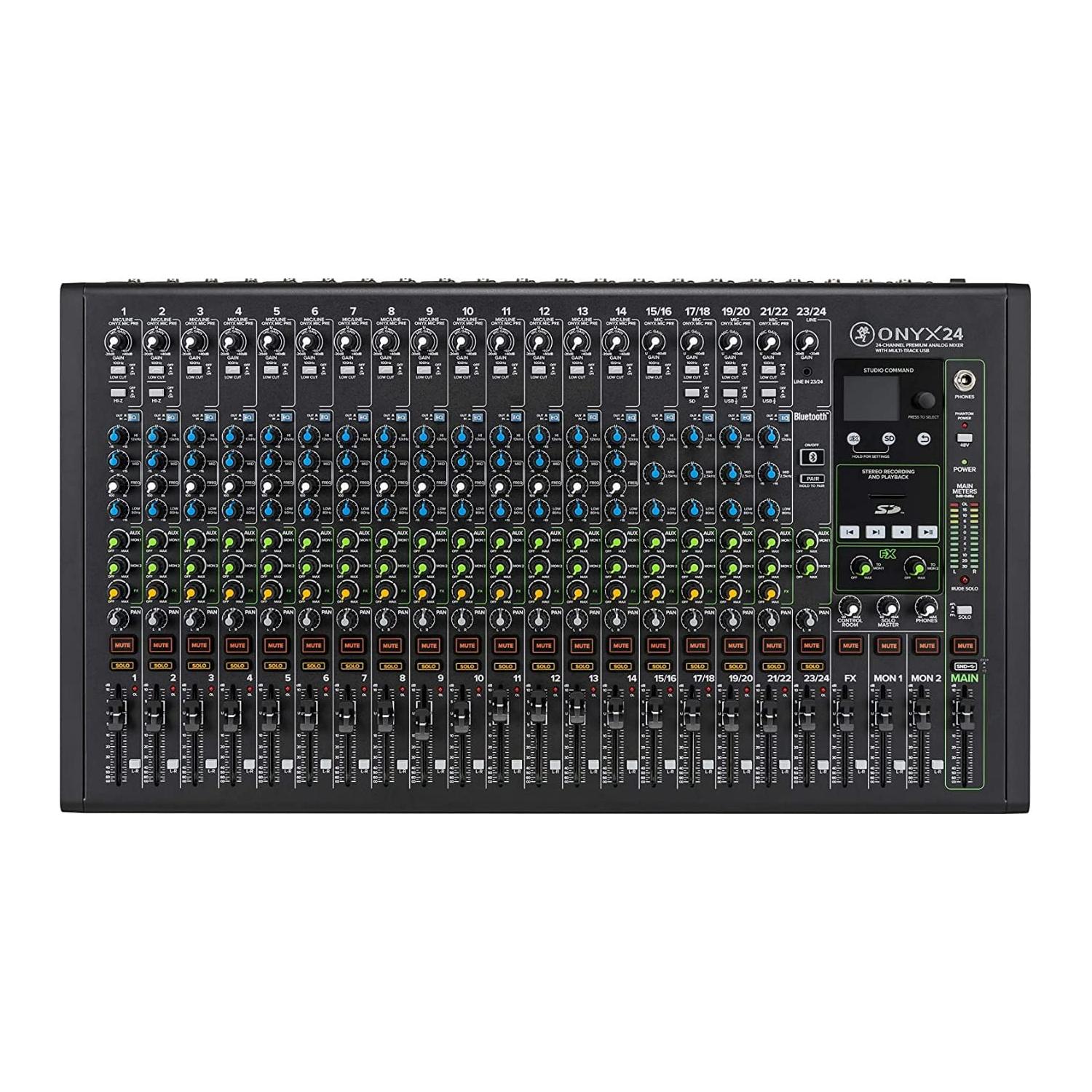 Mackie Onyx Channel Premium Analog Mixer with Multi-Track USB