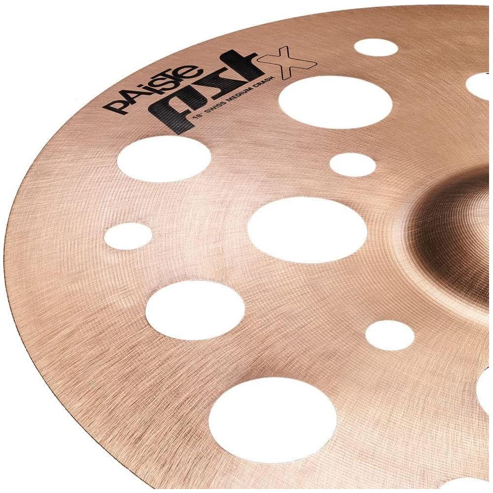 Paiste PST X Swiss Medium Crash Cymbal 18 Inch