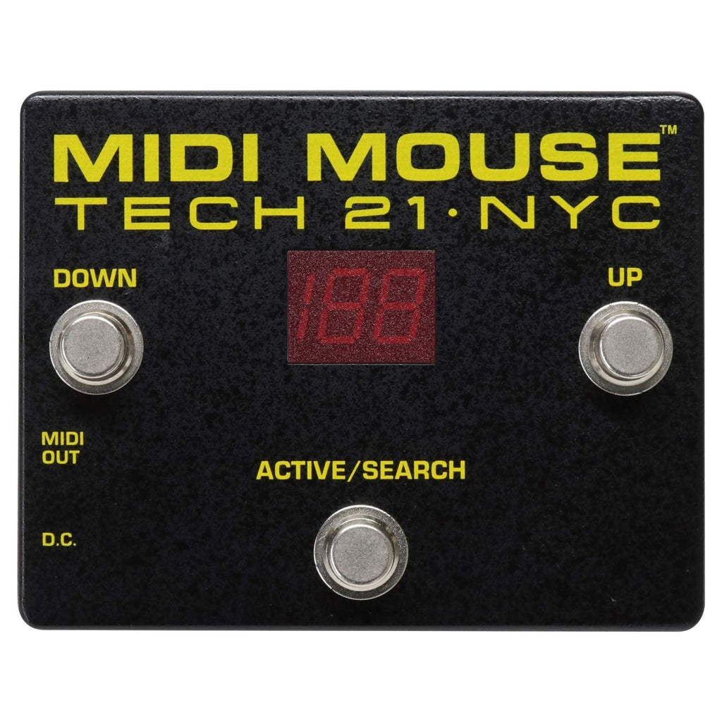 Tech 21 MIDI Mouse Battery Operable MIDI Guitar Footcontroller