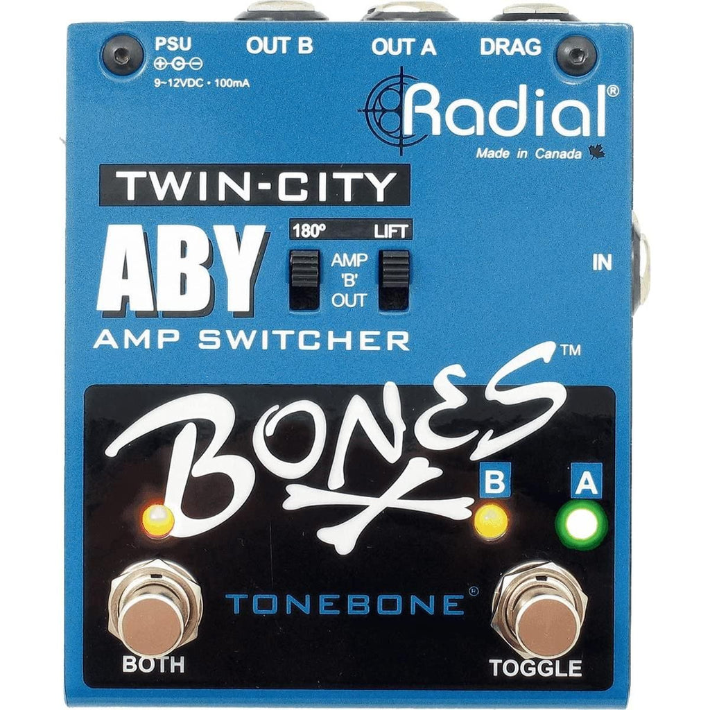 Radial Bones Twin City ABY Amp Switcher