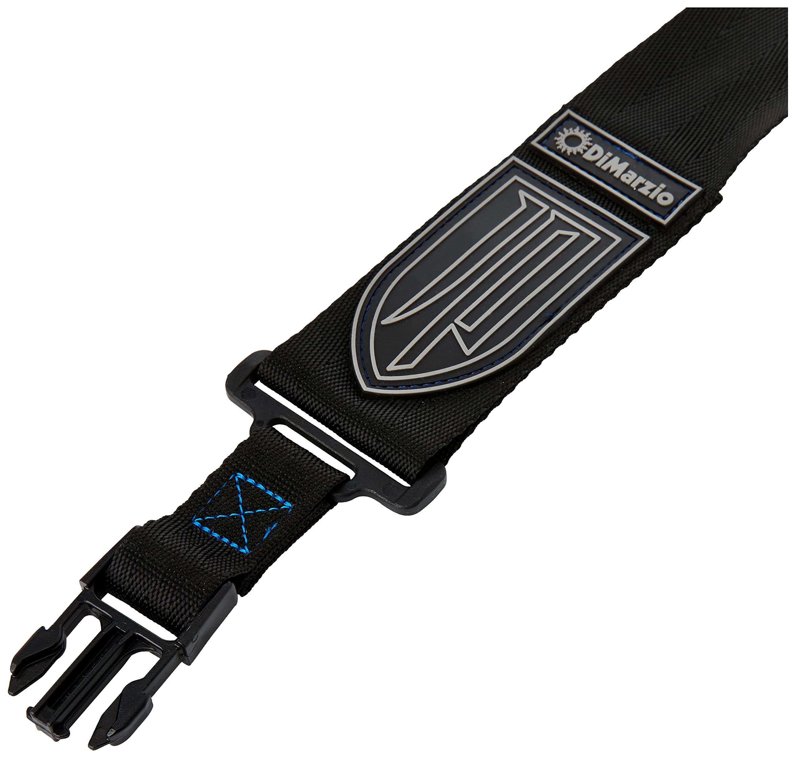 DiMarzio Steve Vai ClipLock Guitar Strap, Blue Universe