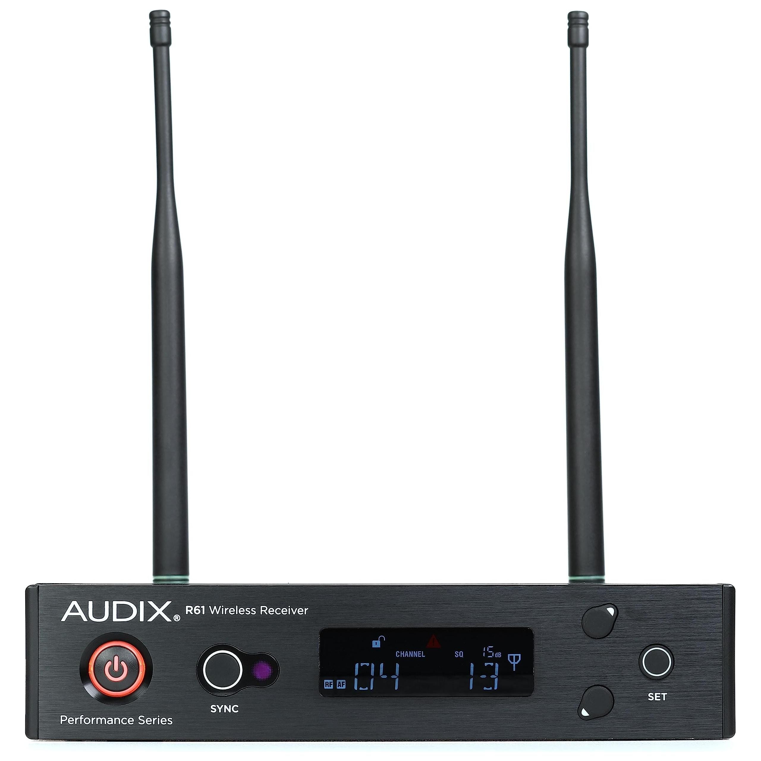 Audix Ap61 Vx5 R61 True Diversity Receiver with H60/Vx5 Handheld Transmitter