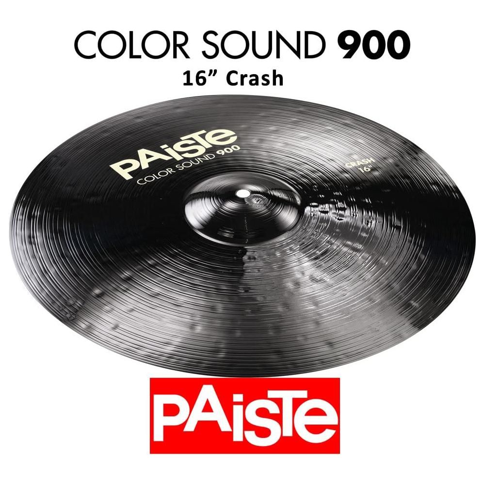 Paiste Colorsound 900 Crash Cymbal Black 16 in.