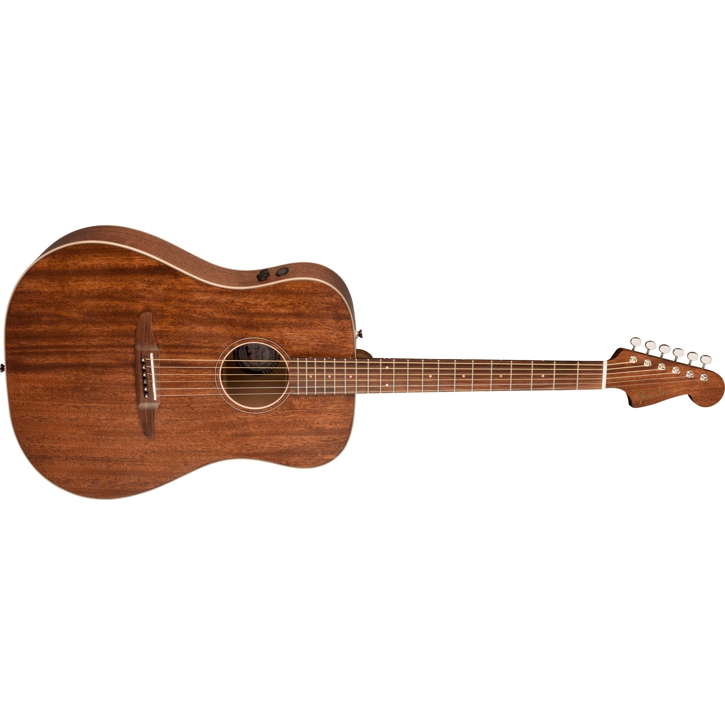 Fender All-Mahogany Redondo Special Acoustic Guitar, Natural, Pau Ferro Fingerboard, with Gig Bag