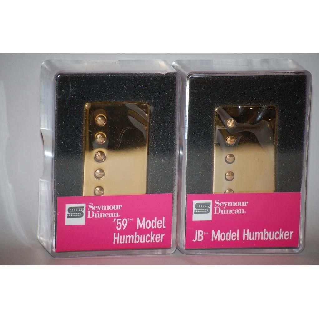 Seymour Duncan SH-4 JB Bridge & SH-1n 59 Neck GOLD Humbucker Pickup Set