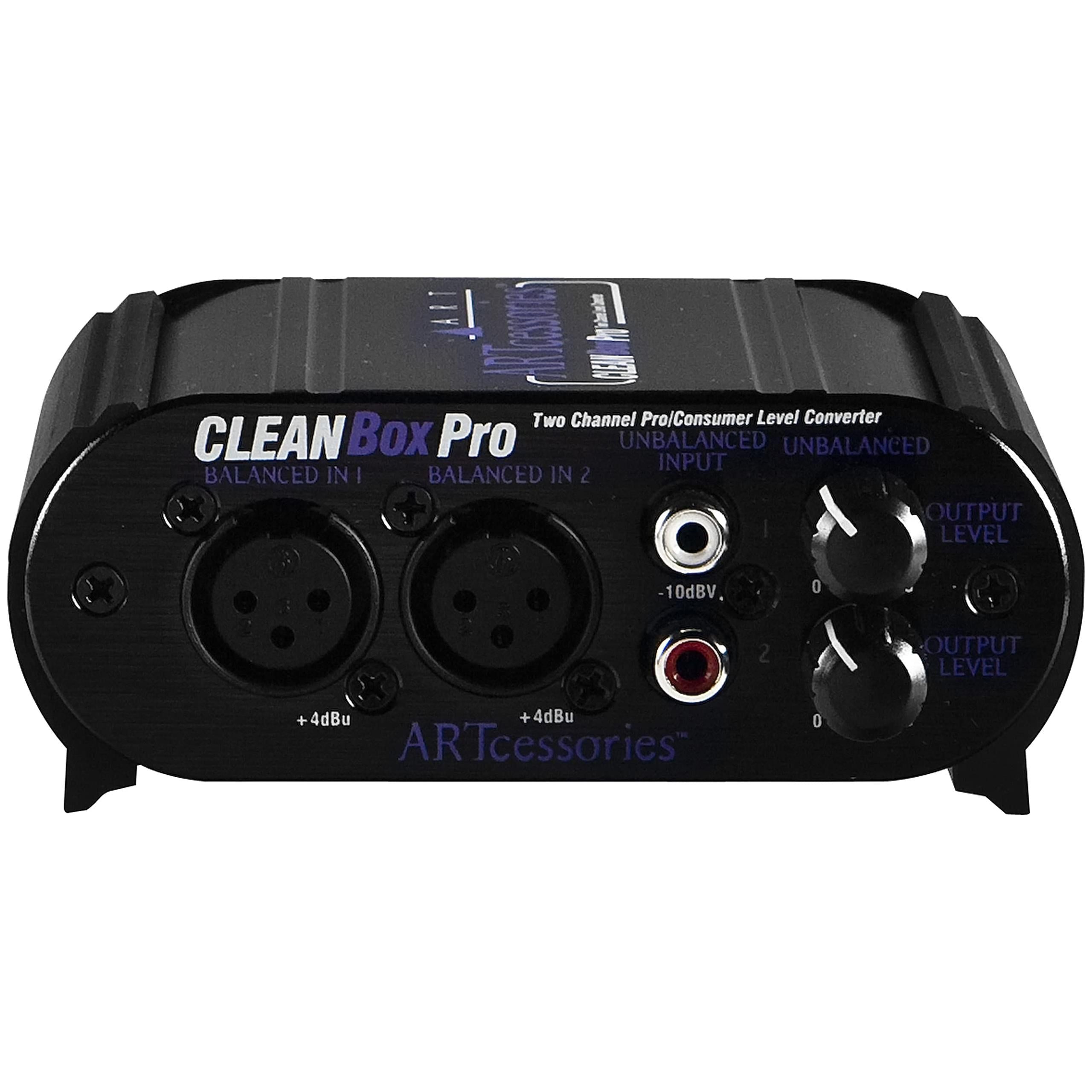 ART CLEANBOX Bi-Directional Level Matching Stereo Converter Box