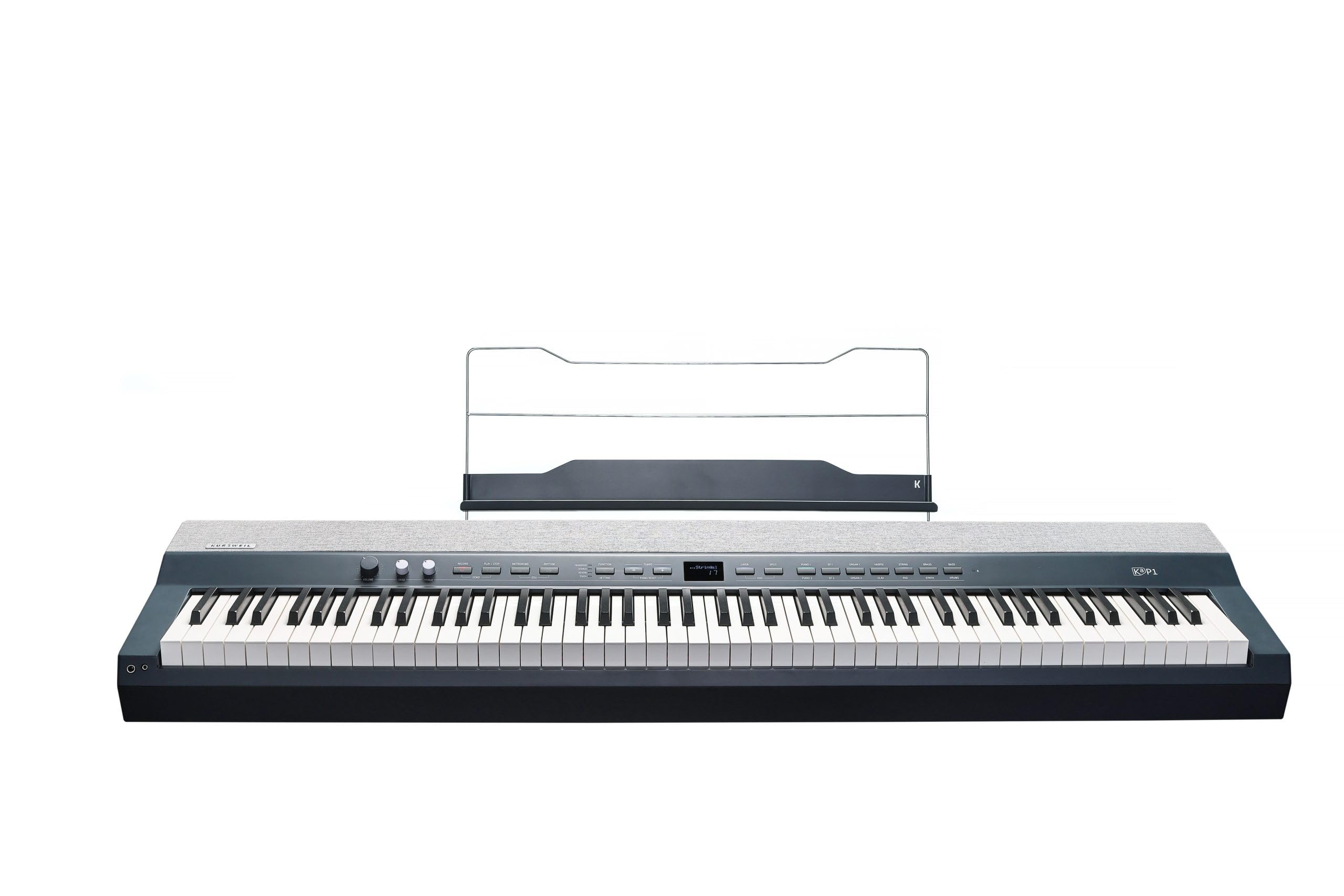 Kurzweil Ka P1 88-Key Weighted Hammer Action Digital Piano with 28 flagship Voices + Power Supply + Sustain Pedal