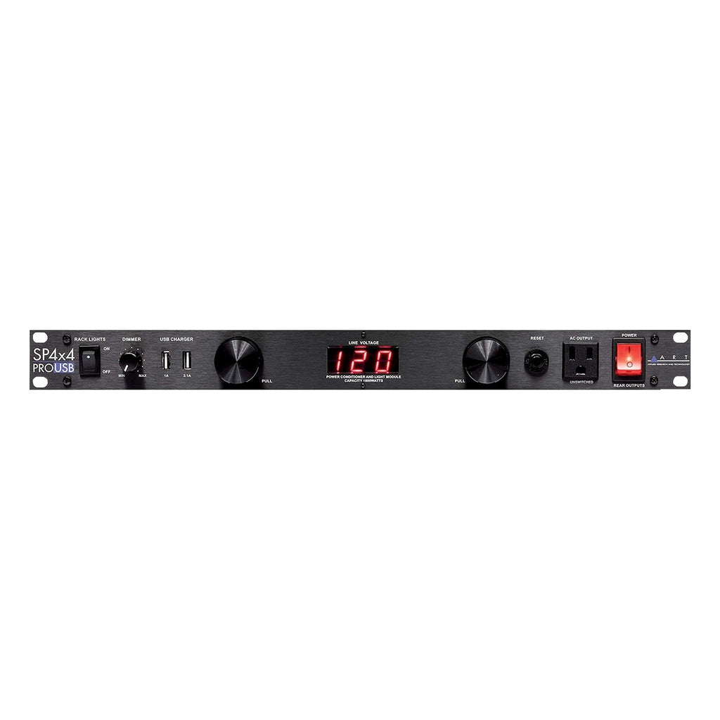 ART SP 4x4 PRO USB LED Metered Rackmount Power Distribution System