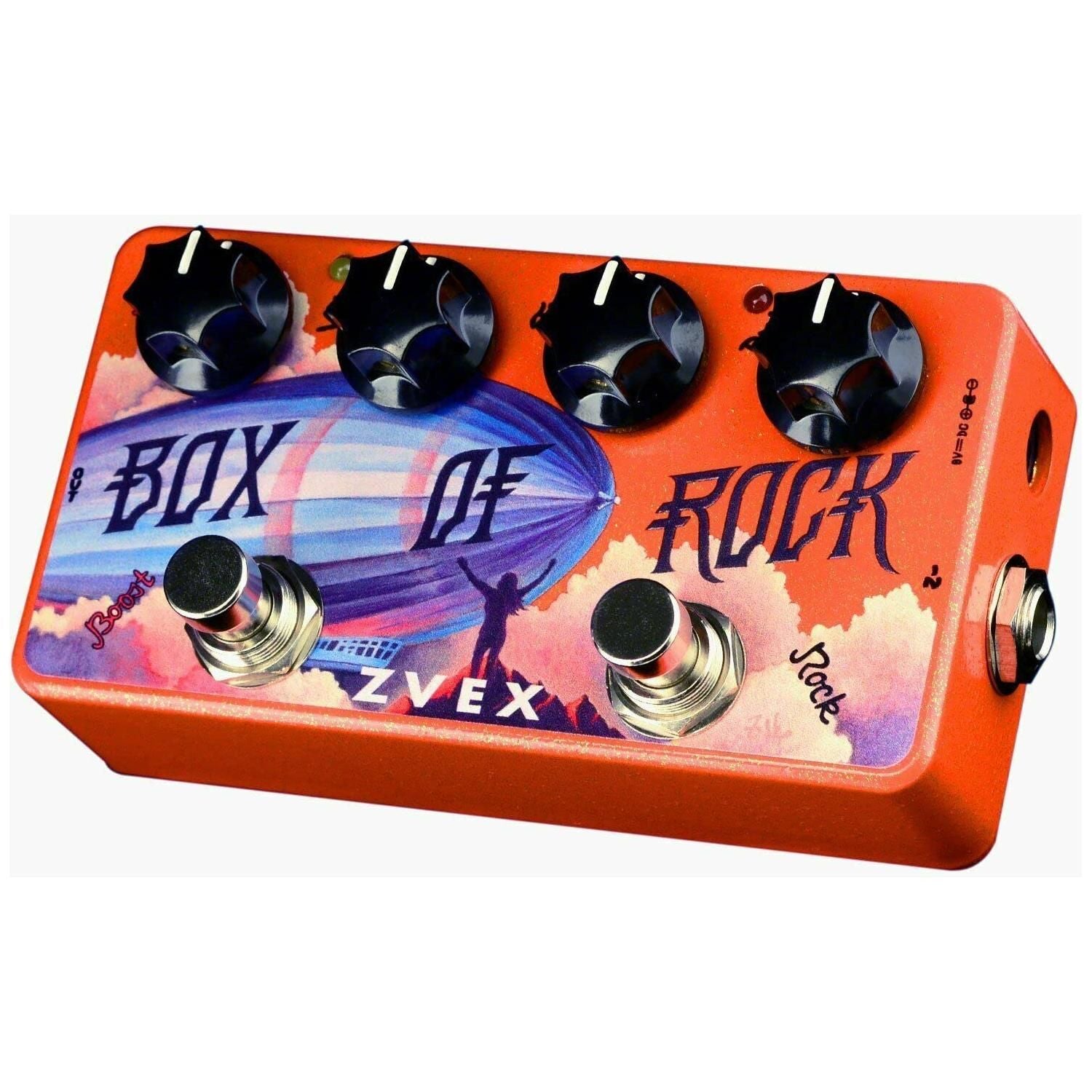 ZVEX Effects Vexter Box of Rock VBOR Distortion Guitar Pedal Bundle w/ 2X 6" Patch Cable & Liquid Audio Polishing Cloth