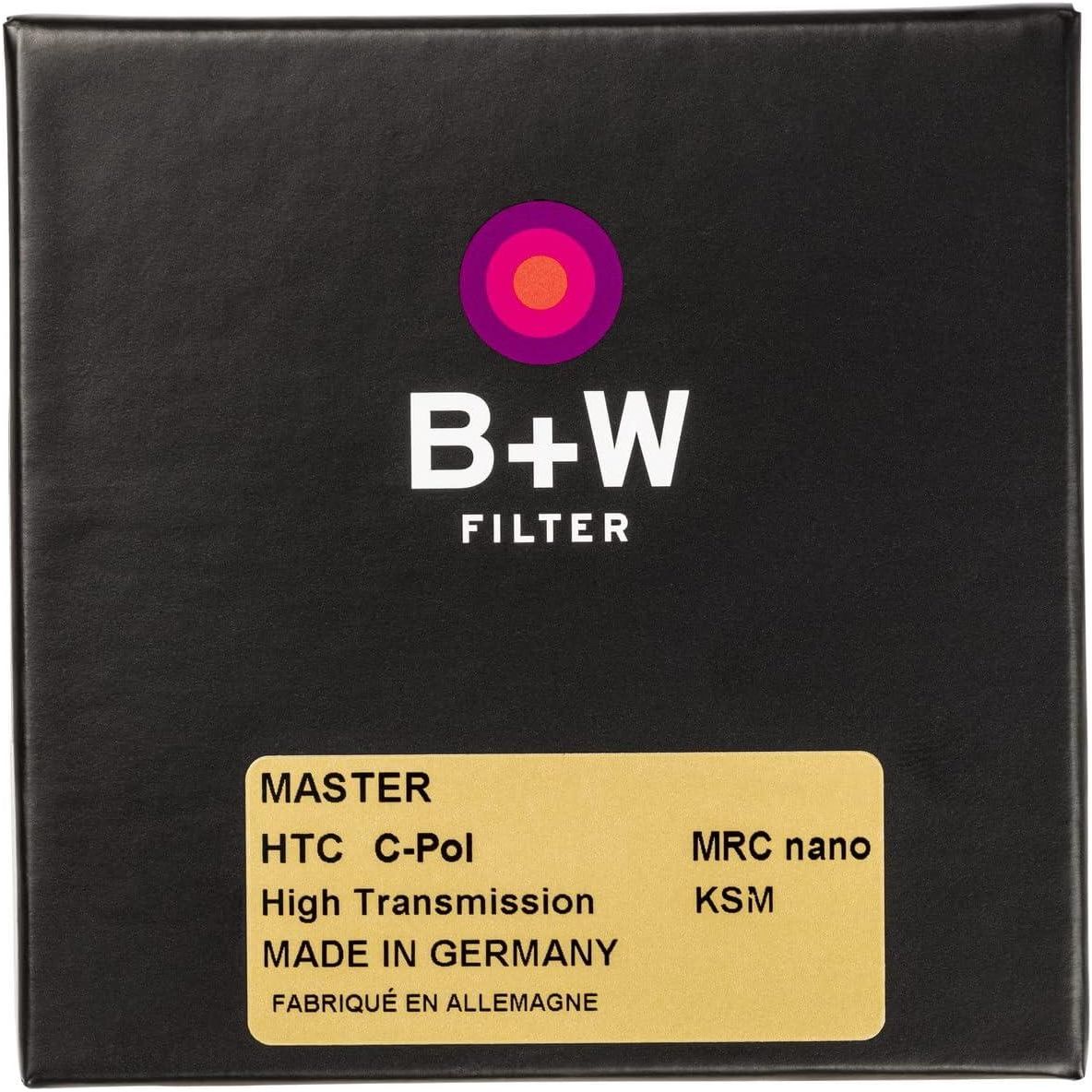 B+W 67mm Master High Transmission Kaesemann Circular Polarizer MRC Nano Glass Filter