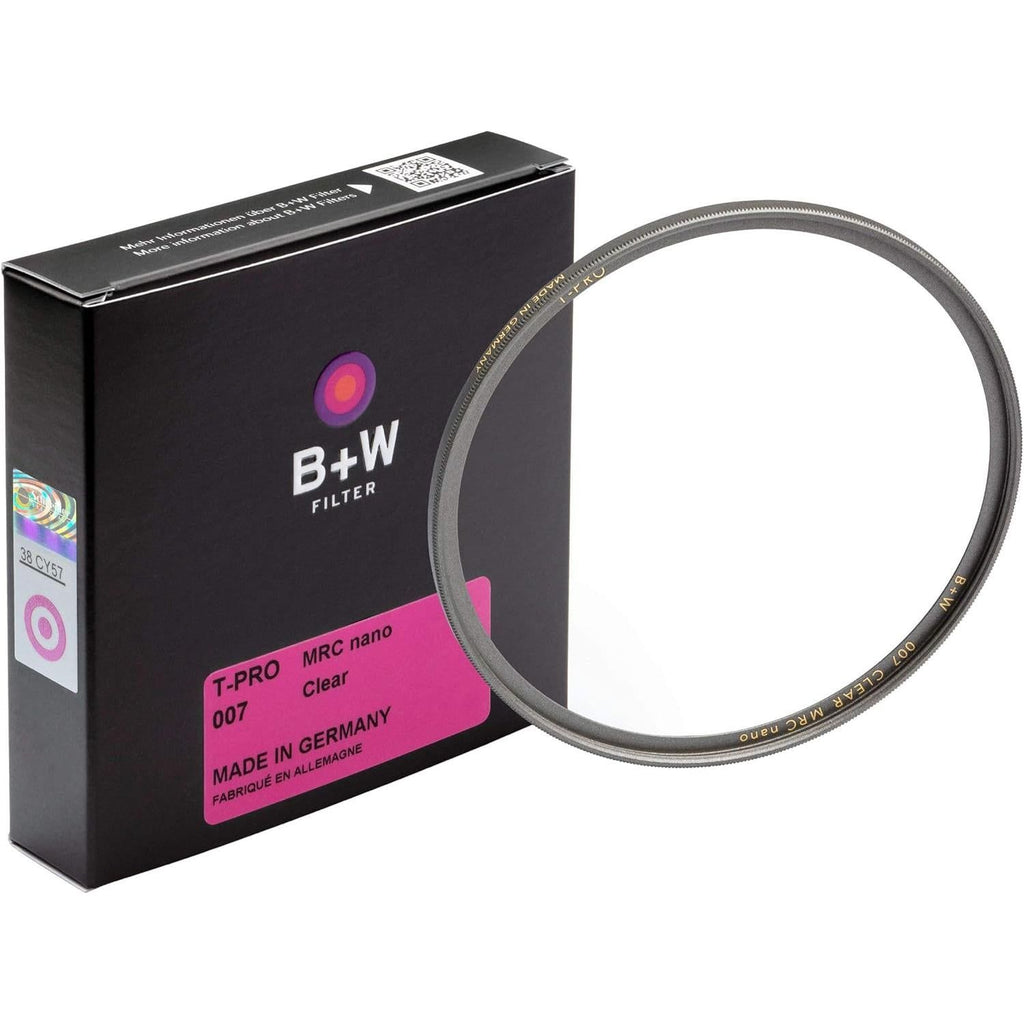 B + W Clear Protection Filter for Camera Lens