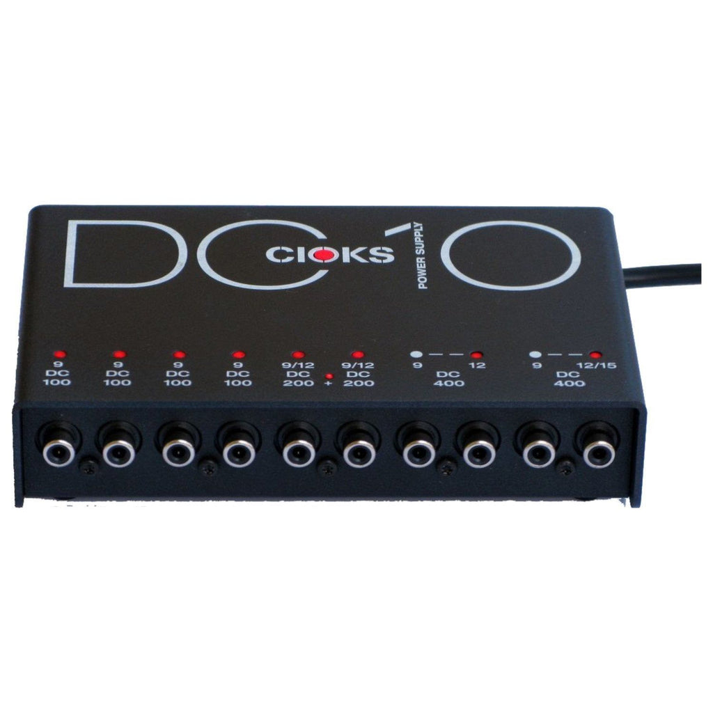 CIOKS DC10 9V, 12V, 15V DC Regulated Professional Power Supply with 8 Isolated Sections and 16 Flex Cables for Effect Pedals