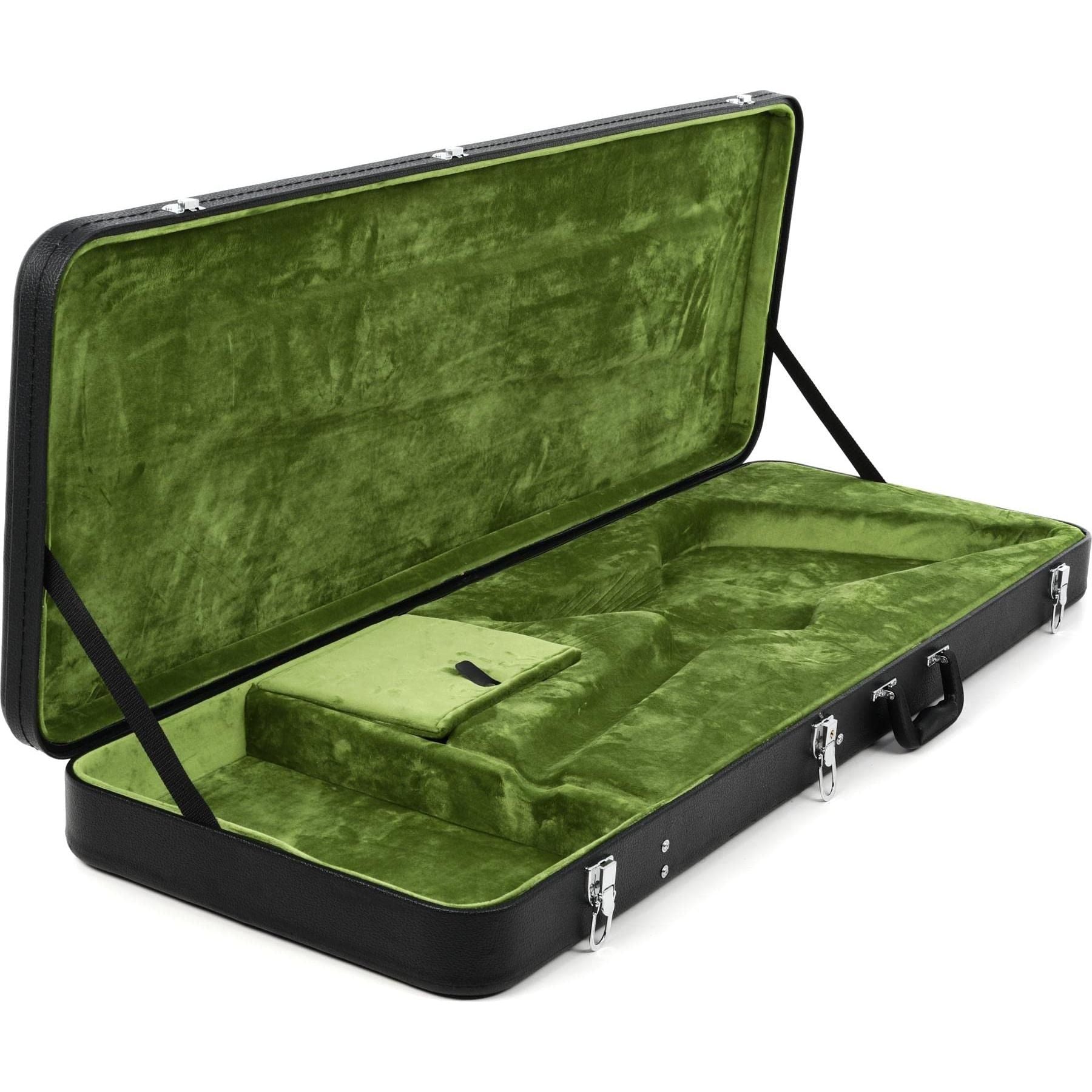 EVH Shark Case - Black with Green Interior