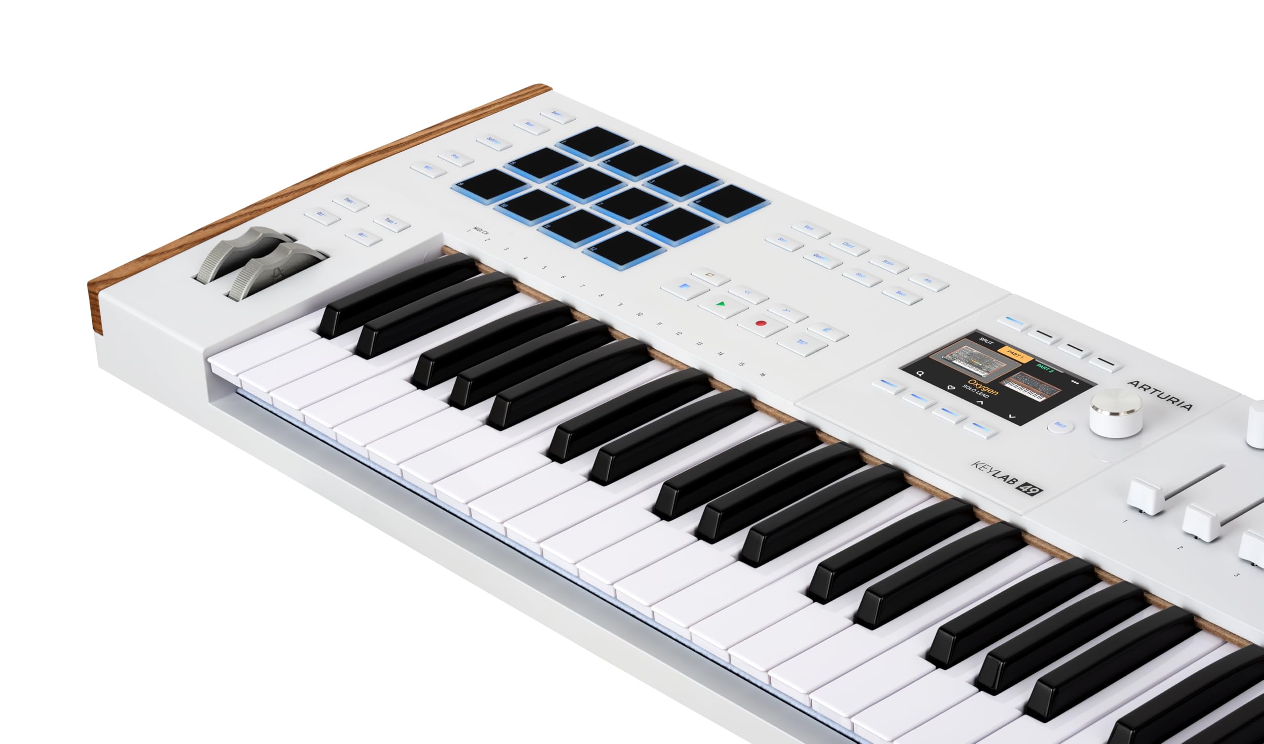 Arturia KeyLab 49 mk3 White — 49 Key USB MIDI Keyboard Controller with Analog Lab Pro Software Included