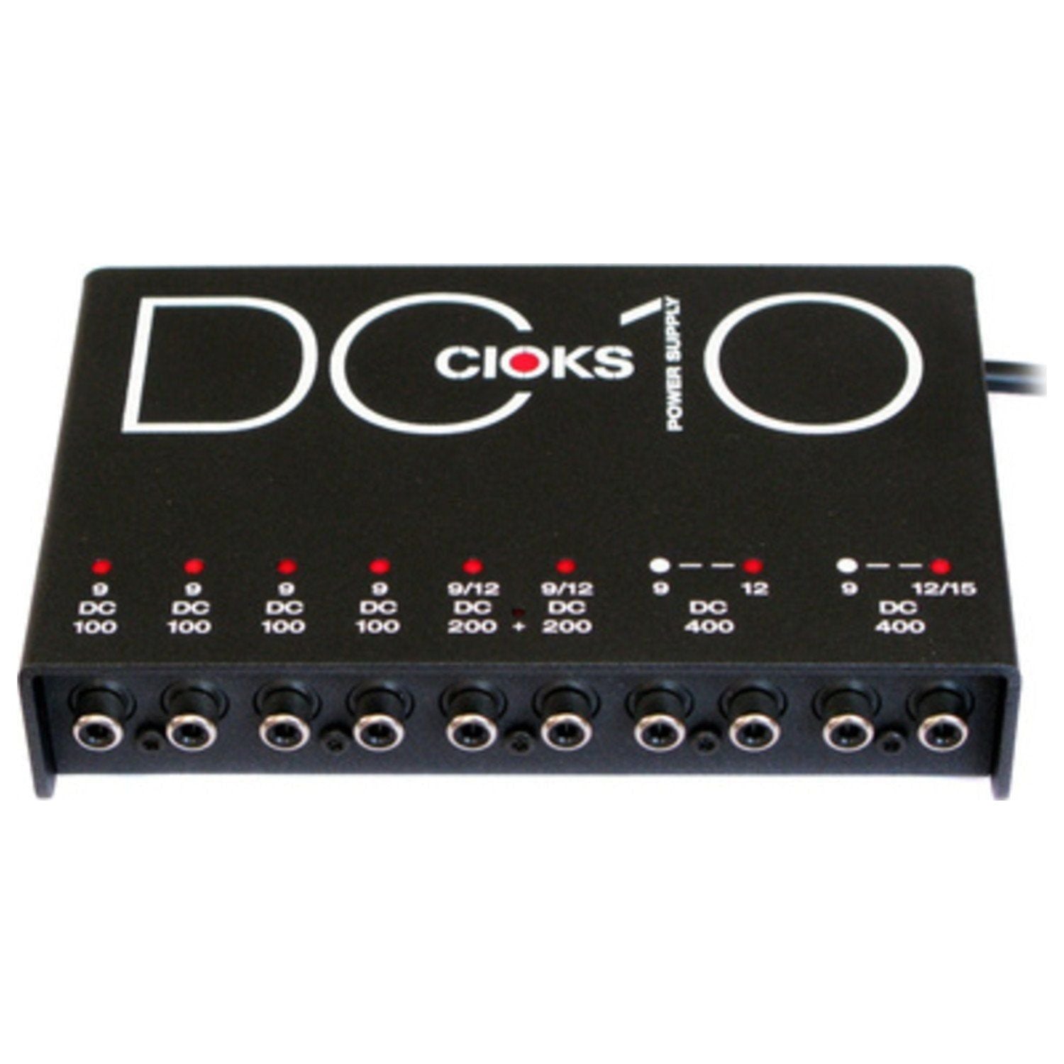 CIOKS DC10 9V, 12V, 15V DC Regulated Professional Power Supply with 8 Isolated Sections and 16 Flex Cables for Effect Pedals