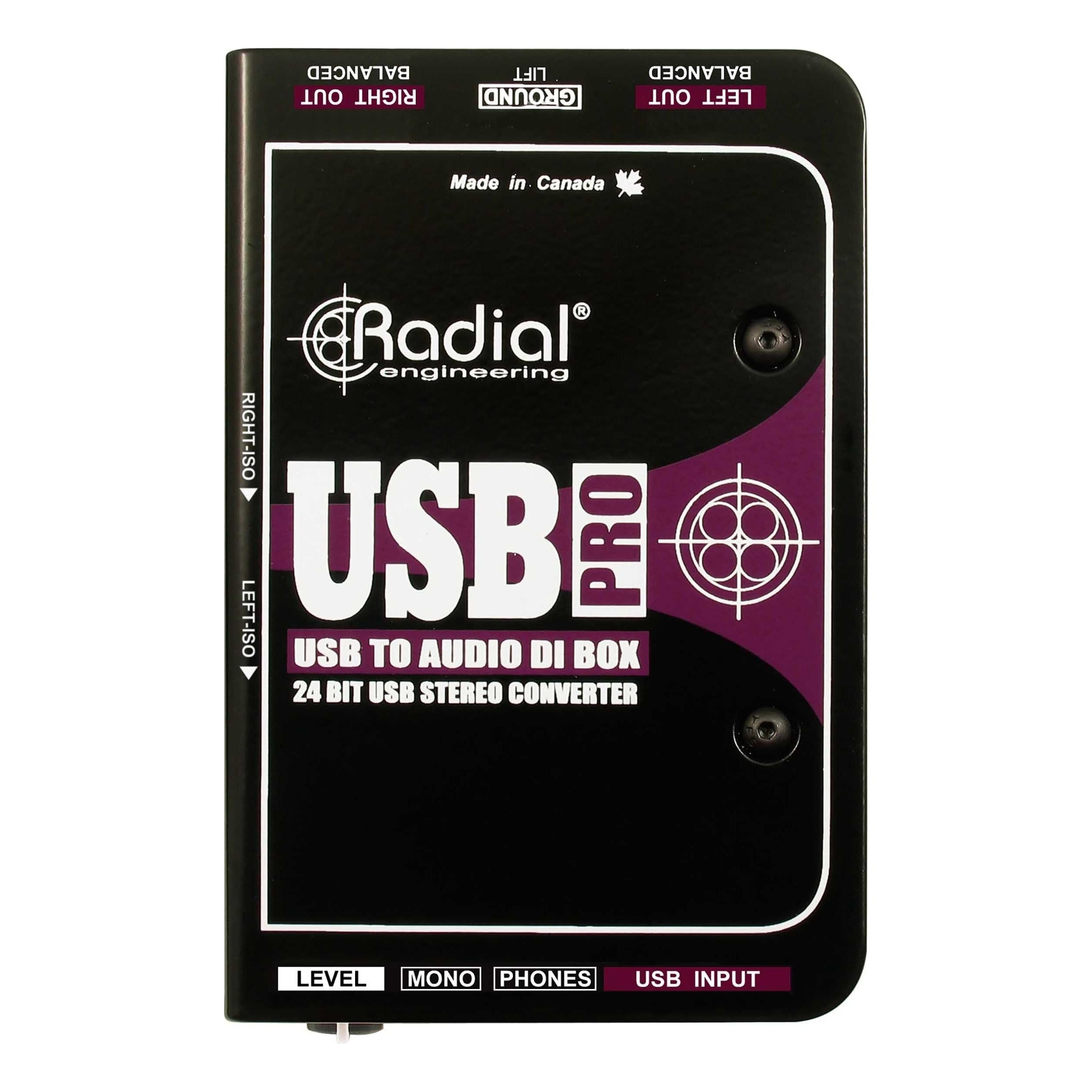 Radial Engineering USB-Pro Stereo USB Laptop DI