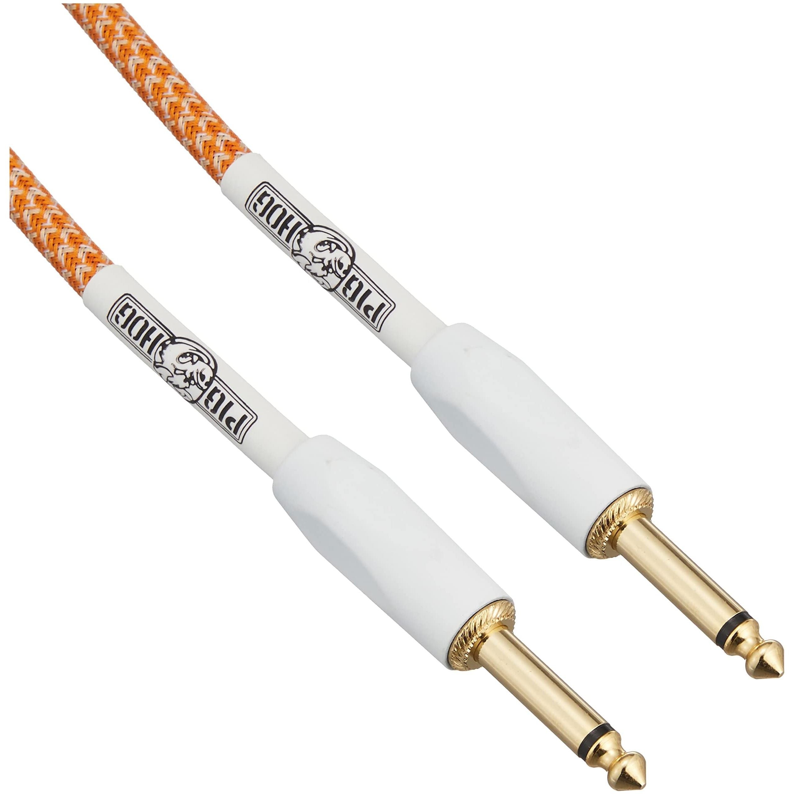 Pig Hog PCH102OC Orange Creme 2.0 Instrument Cable, 10-Foot