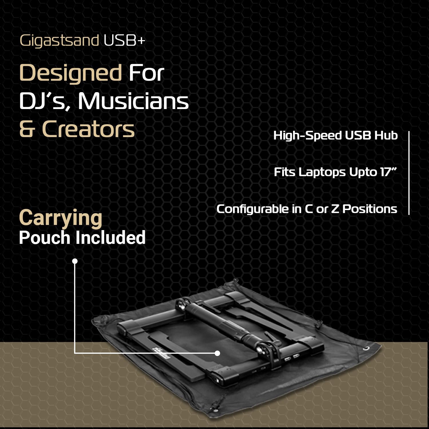 Headliner Gigastand - Adjustable DJ Laptop Stand