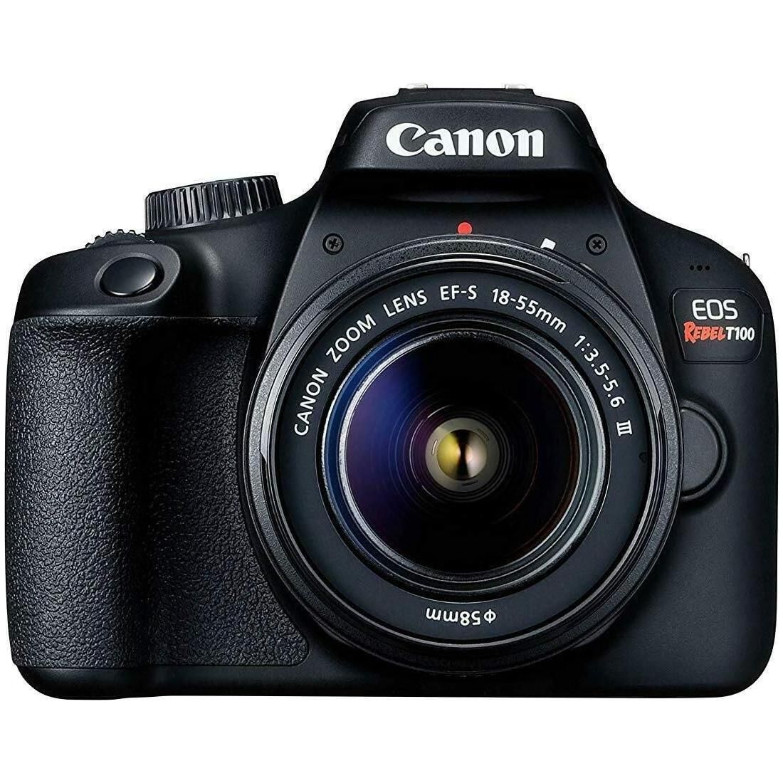 Canon EOS Rebel T100 / 4000D DSLR Camera (w/ 18-55 III)