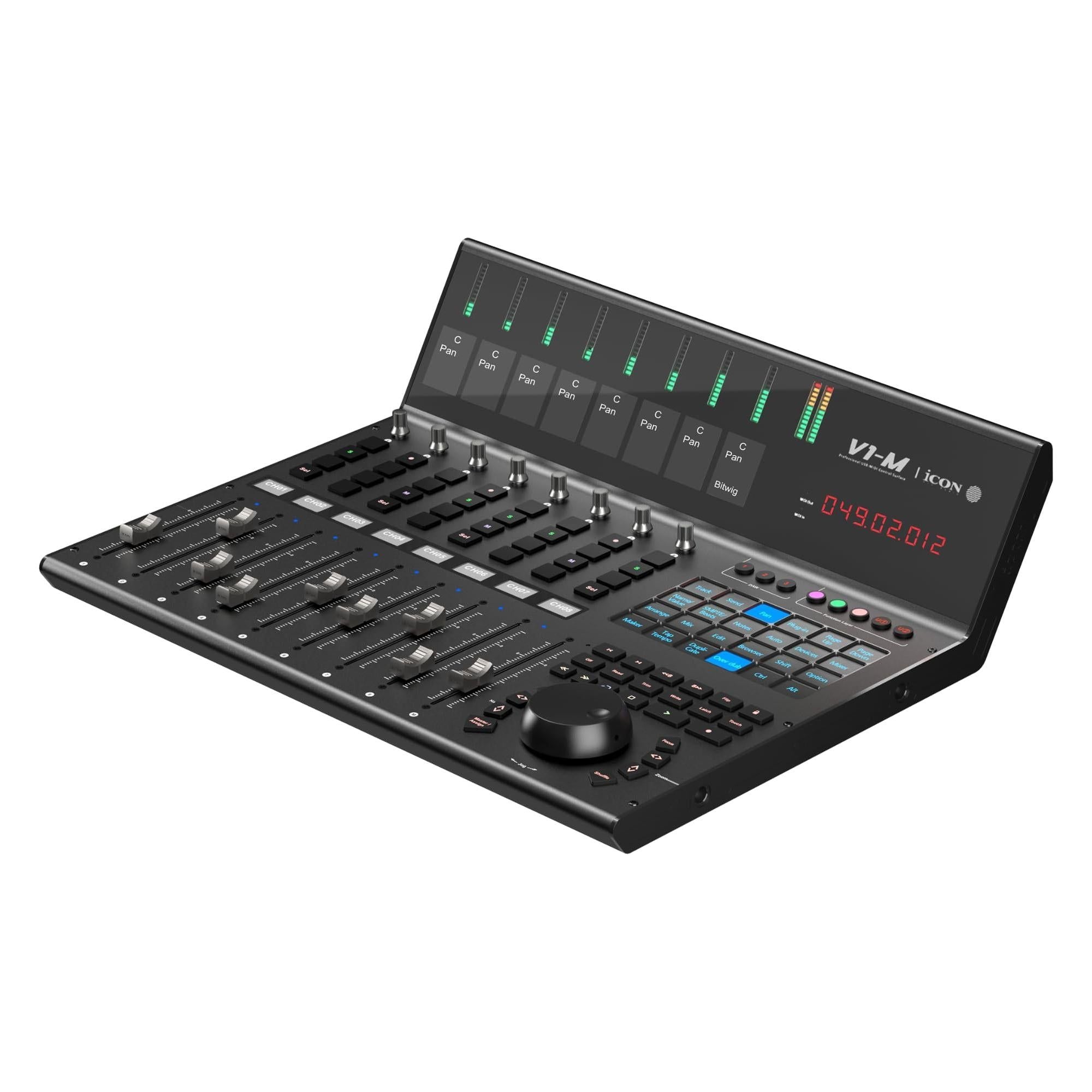 iCON Pro Audio V1-M USB MIDI DAW Control Surface with Motorized Faders