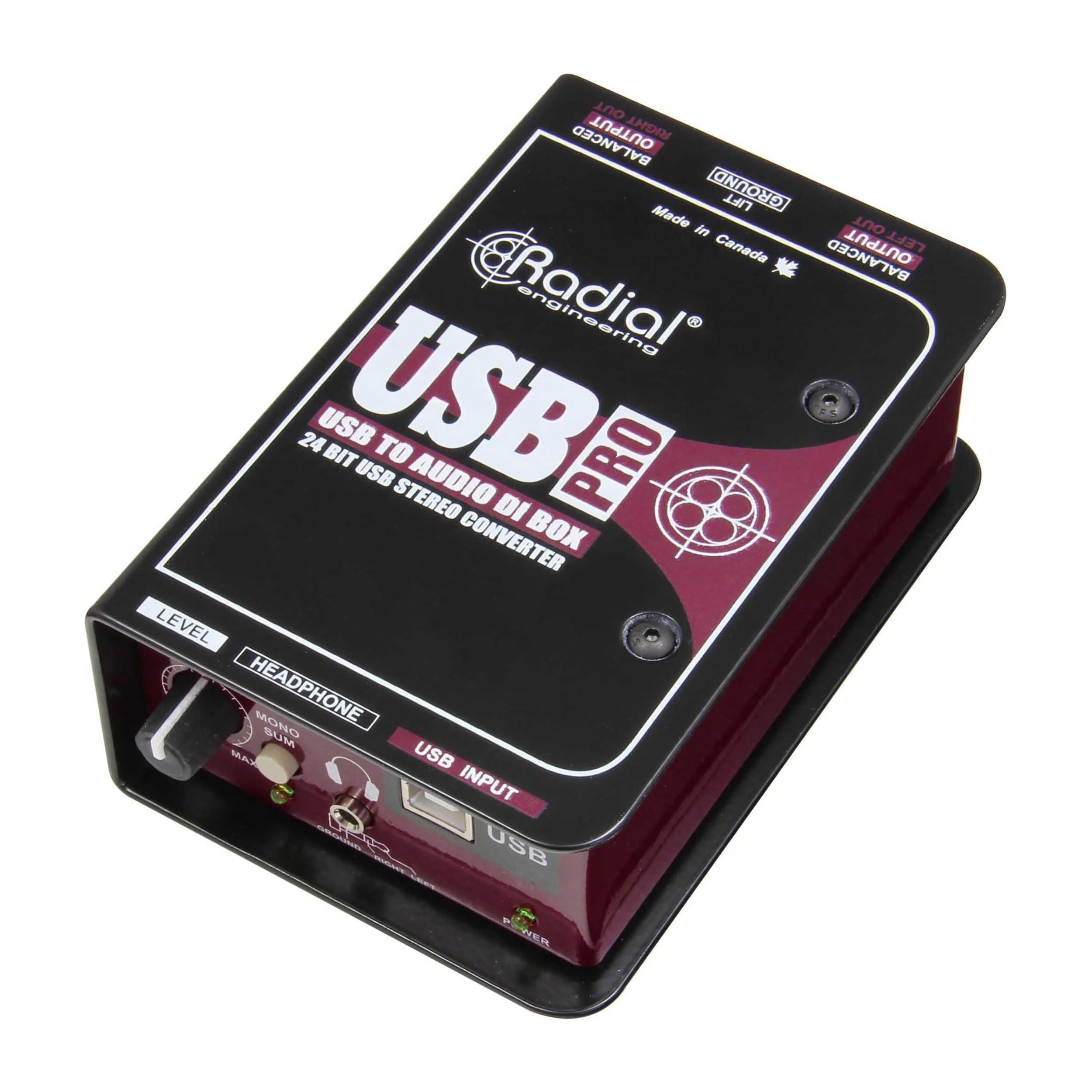 Radial Engineering USB-Pro Stereo USB Laptop DI