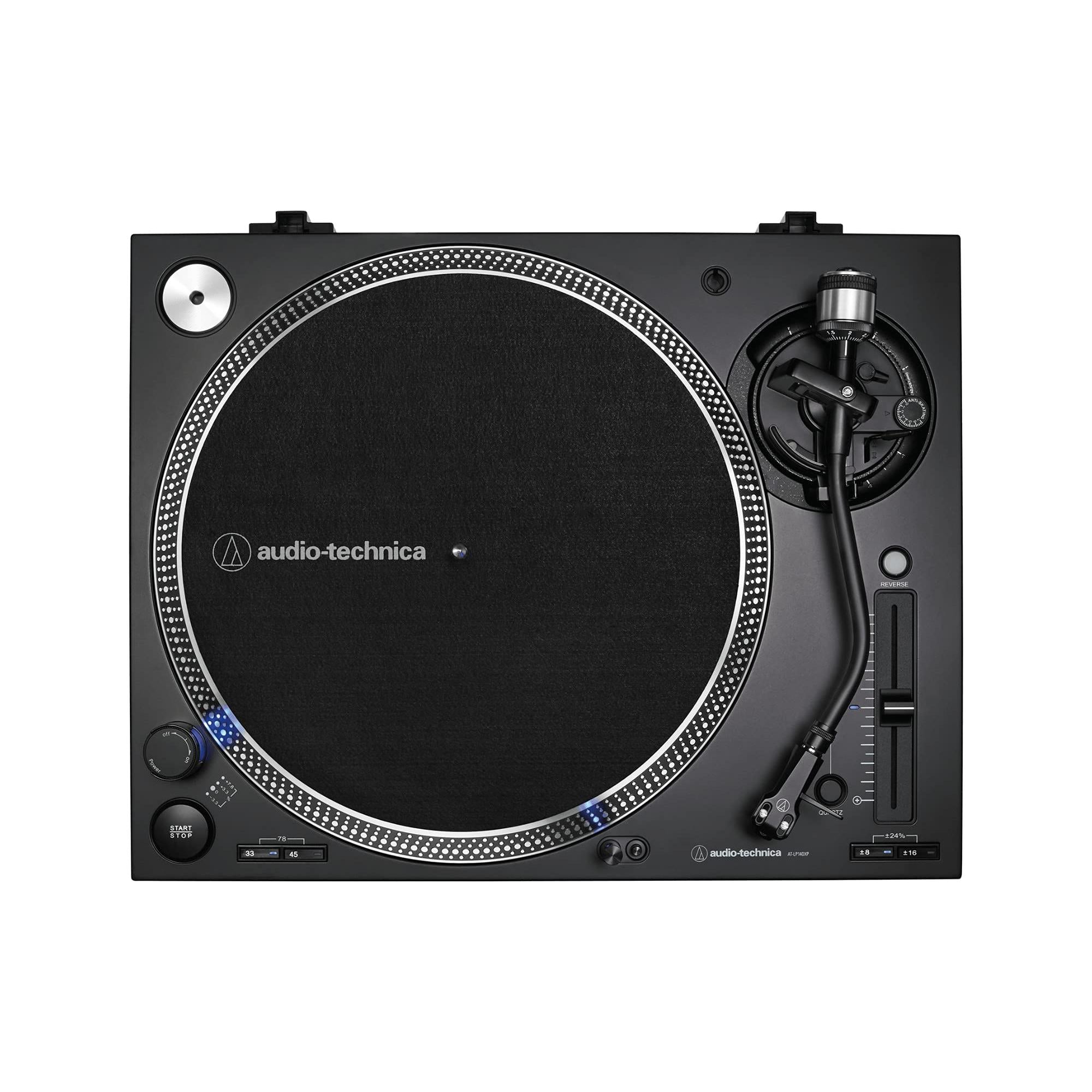 Audio-Technica AT-LP140XP-BK Manual Direct Drive Turntable