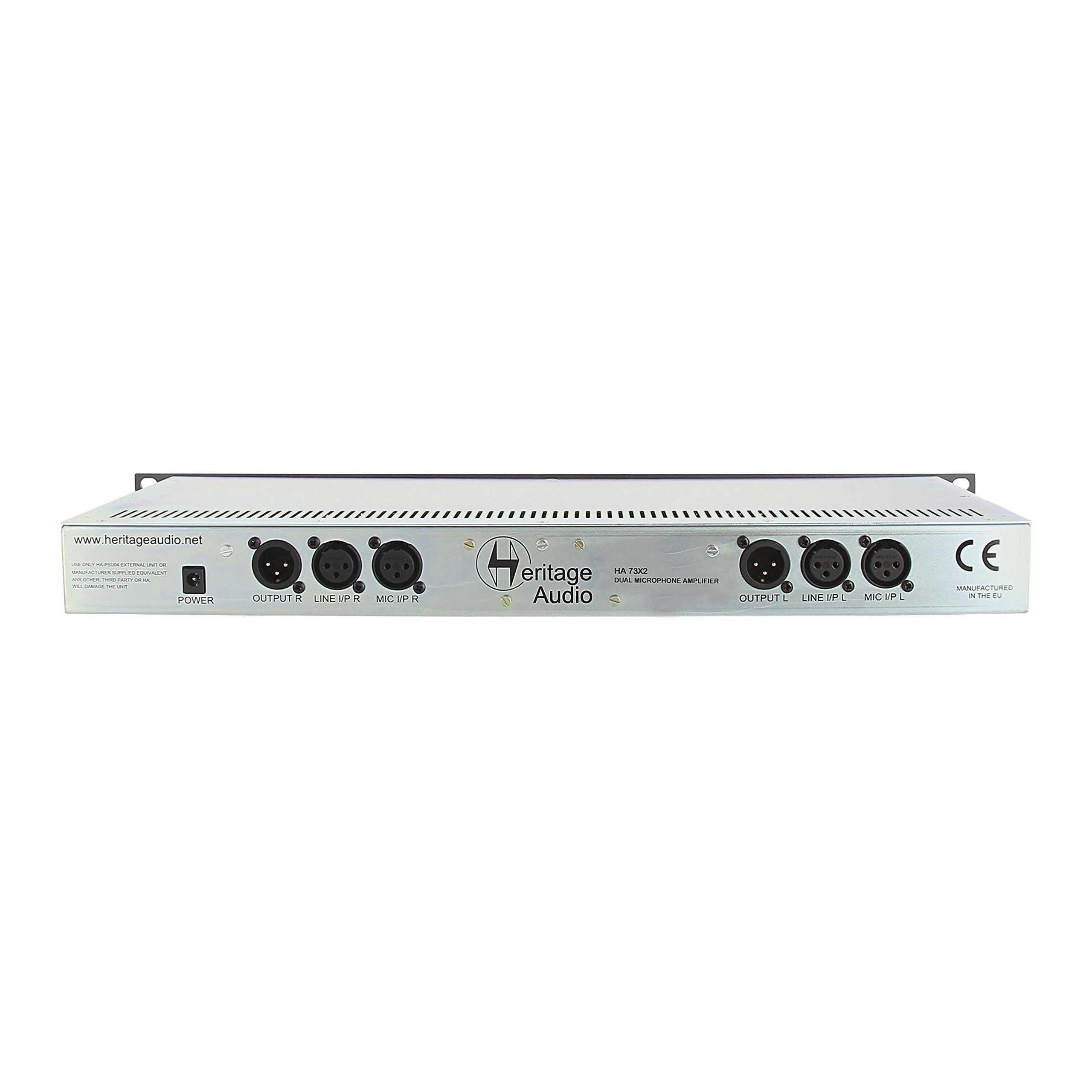 Heritage Audio HA73X2 ELITE - Dual Channel Mic Preamp