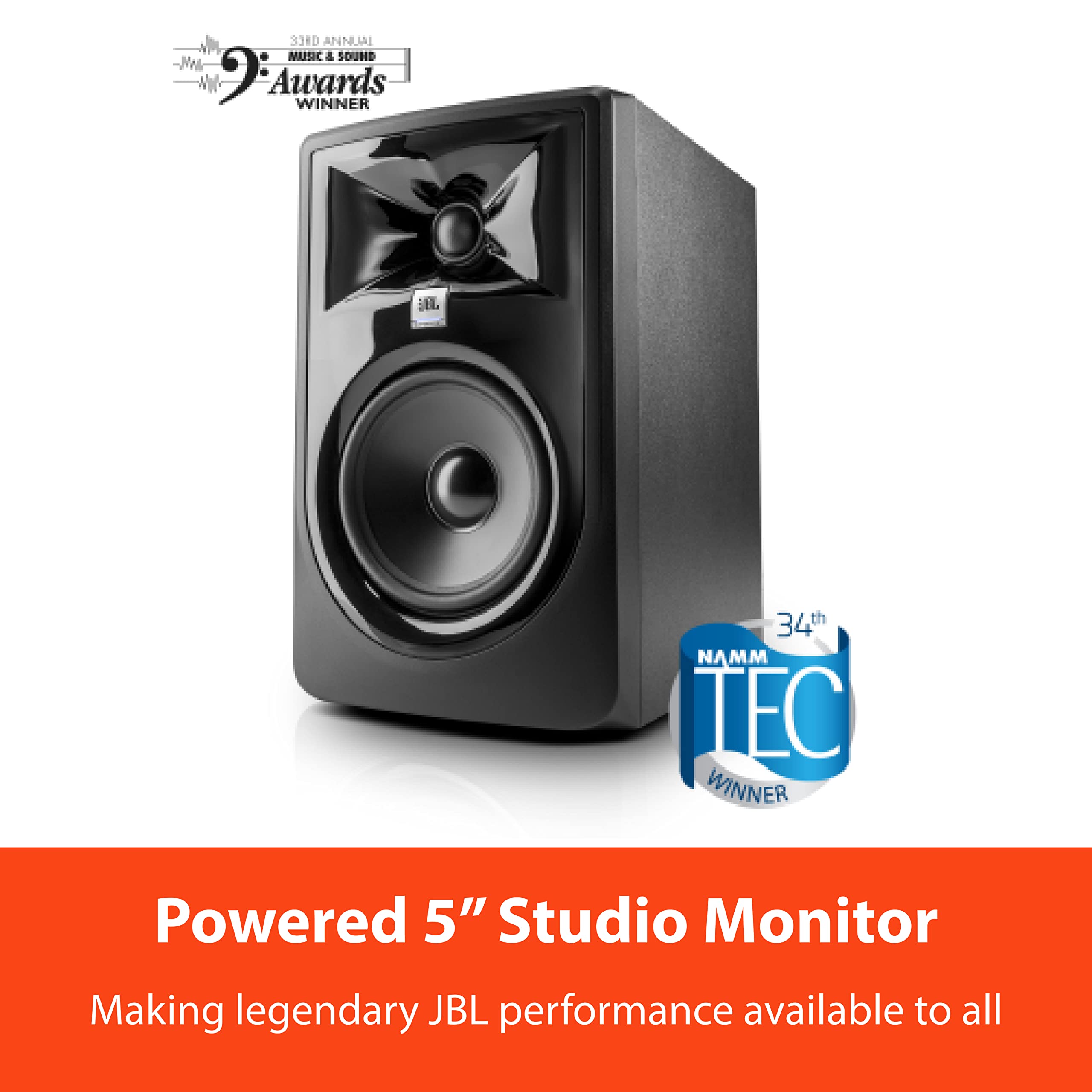 JBL Professional 305P MkII Powered 5" Two-Way Studio Monitor