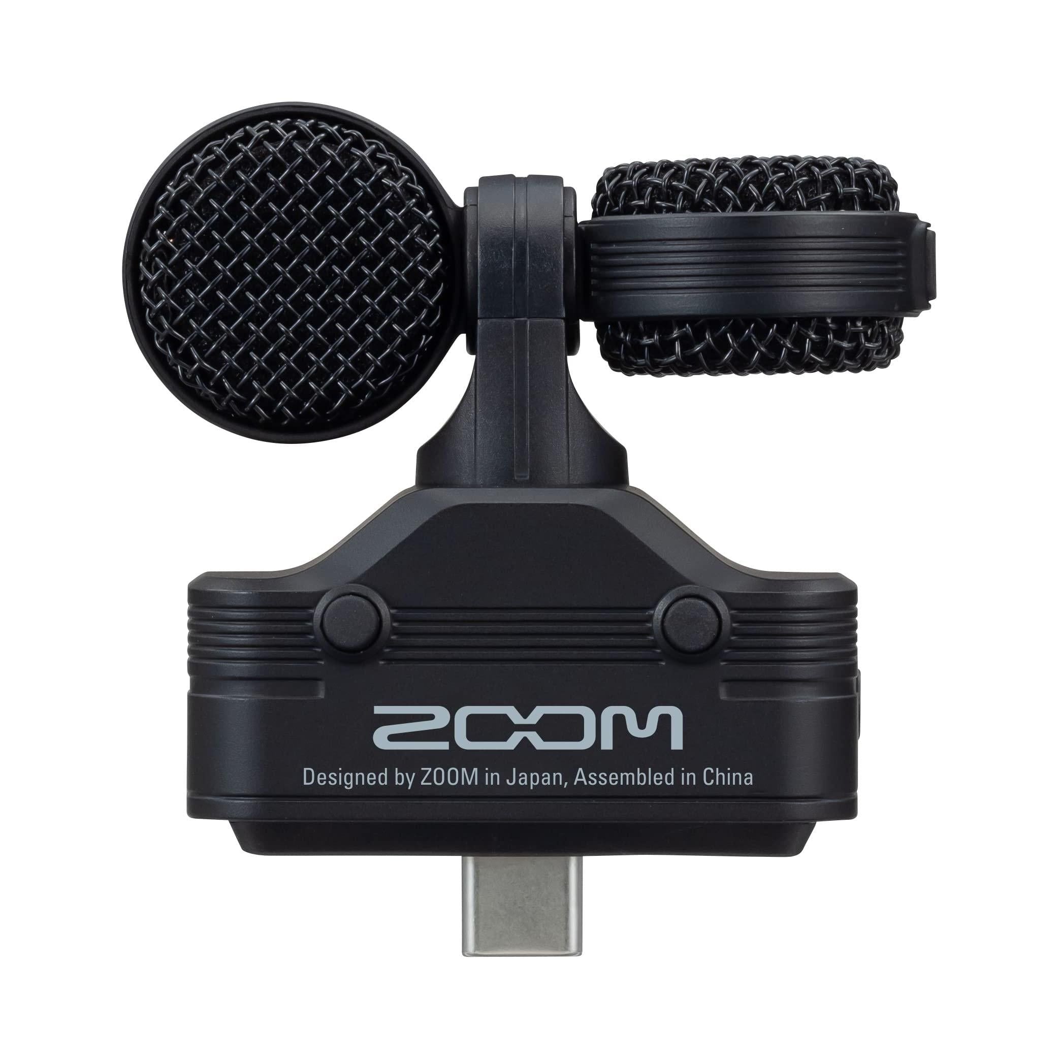 Zoom Am7 Stereo Microphone for Android, Mid-Side Stereo, Rotatable Capsule for Alignment with Camera, for Recording Audio for Music, Videos, Interviews, and More