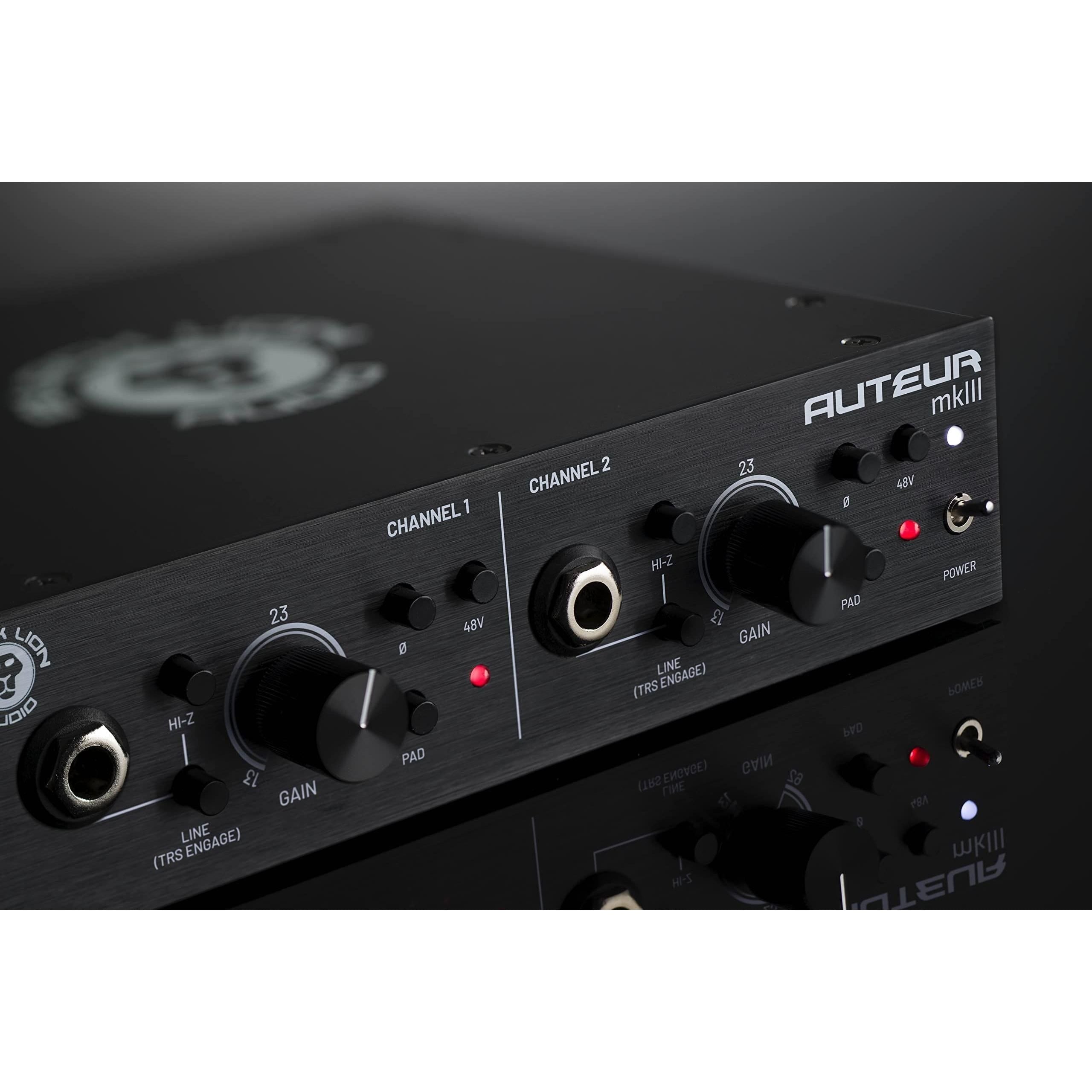 Black Lion Audio Auteur MK3 Dual Channel Microphone Preamp