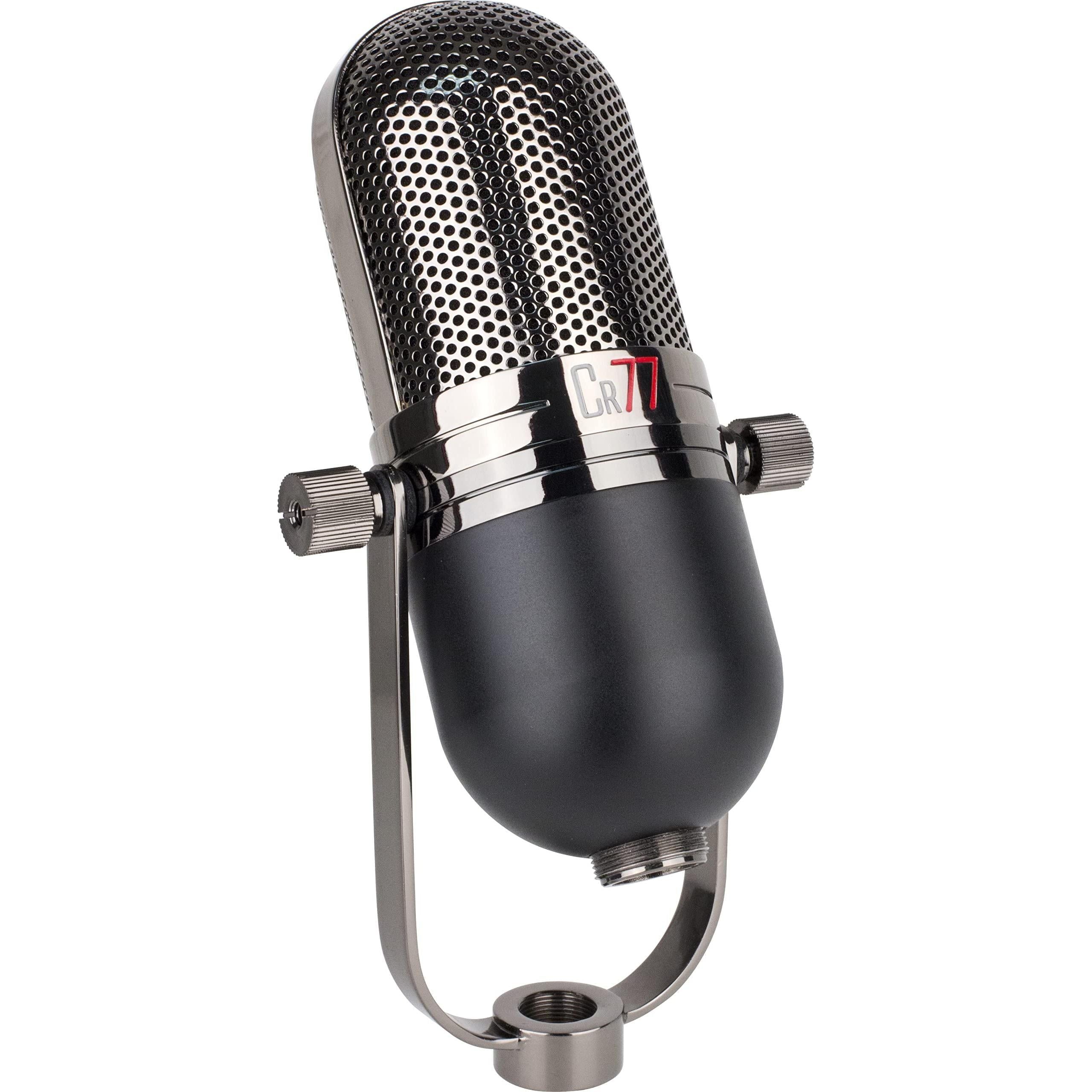 MXL CR77 Vintage Style Dynamic Stage Live Vocal Mircophone with Integrated Shockmount