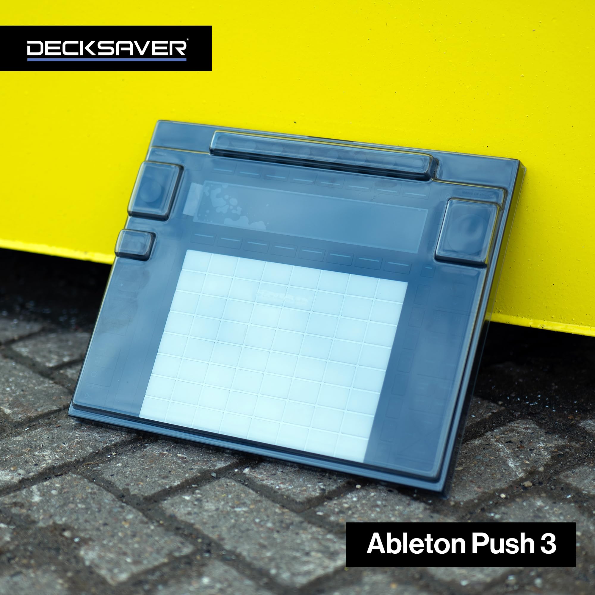 Decksaver Super Strong Polycarbonate Custom Fit Cover Compatible with Ableton Push 3 Controller, Equipment Dust Cover for Travel and Everyday Protection