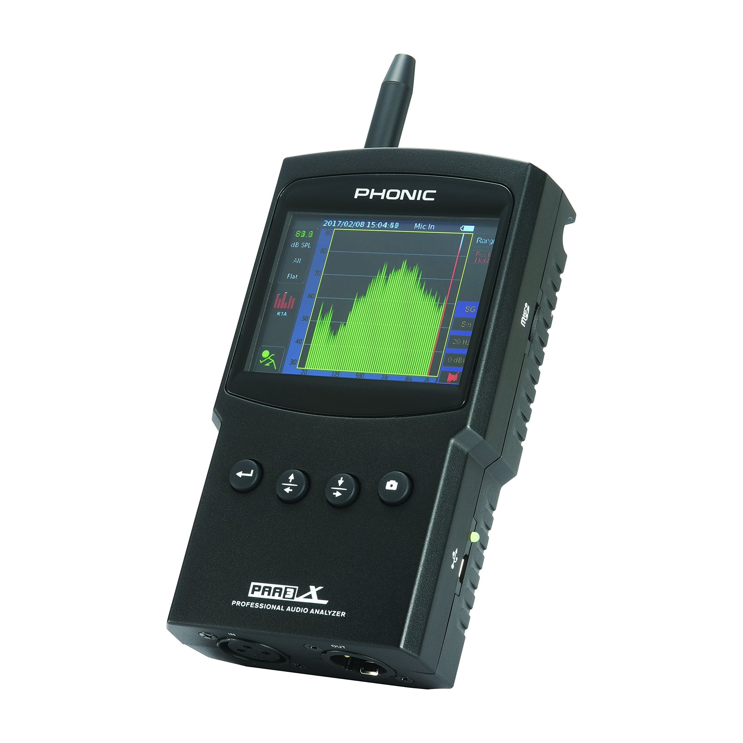 Phonic Audio Analyzer, Micro USB (PAA3X)