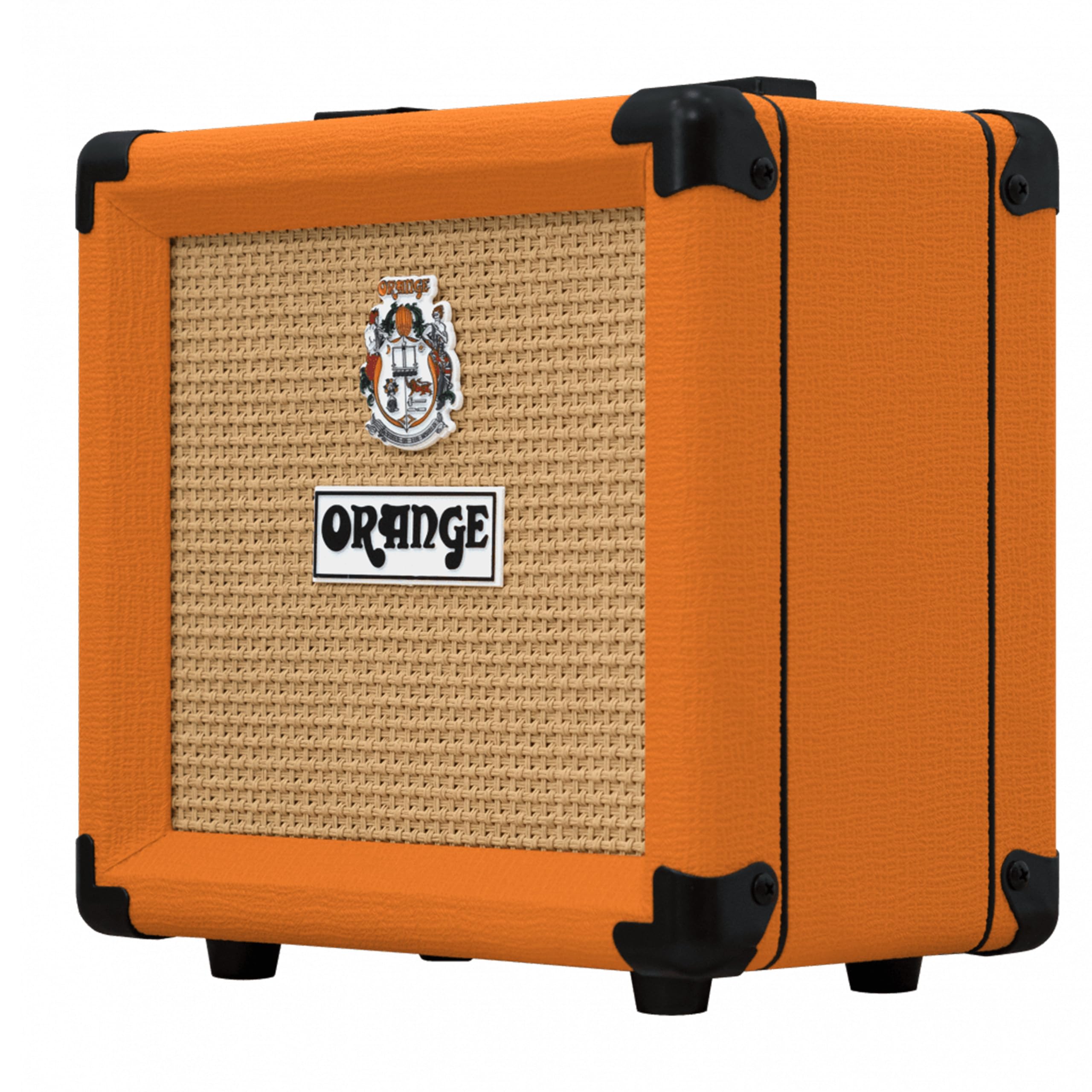 Orange Amps PPC108 1x8 Closed Back Speaker Cabinet (Orange) Bundle with 10ft Pig Hog "Black Woven" Instrument Cable and Instrument Polishing Cloth