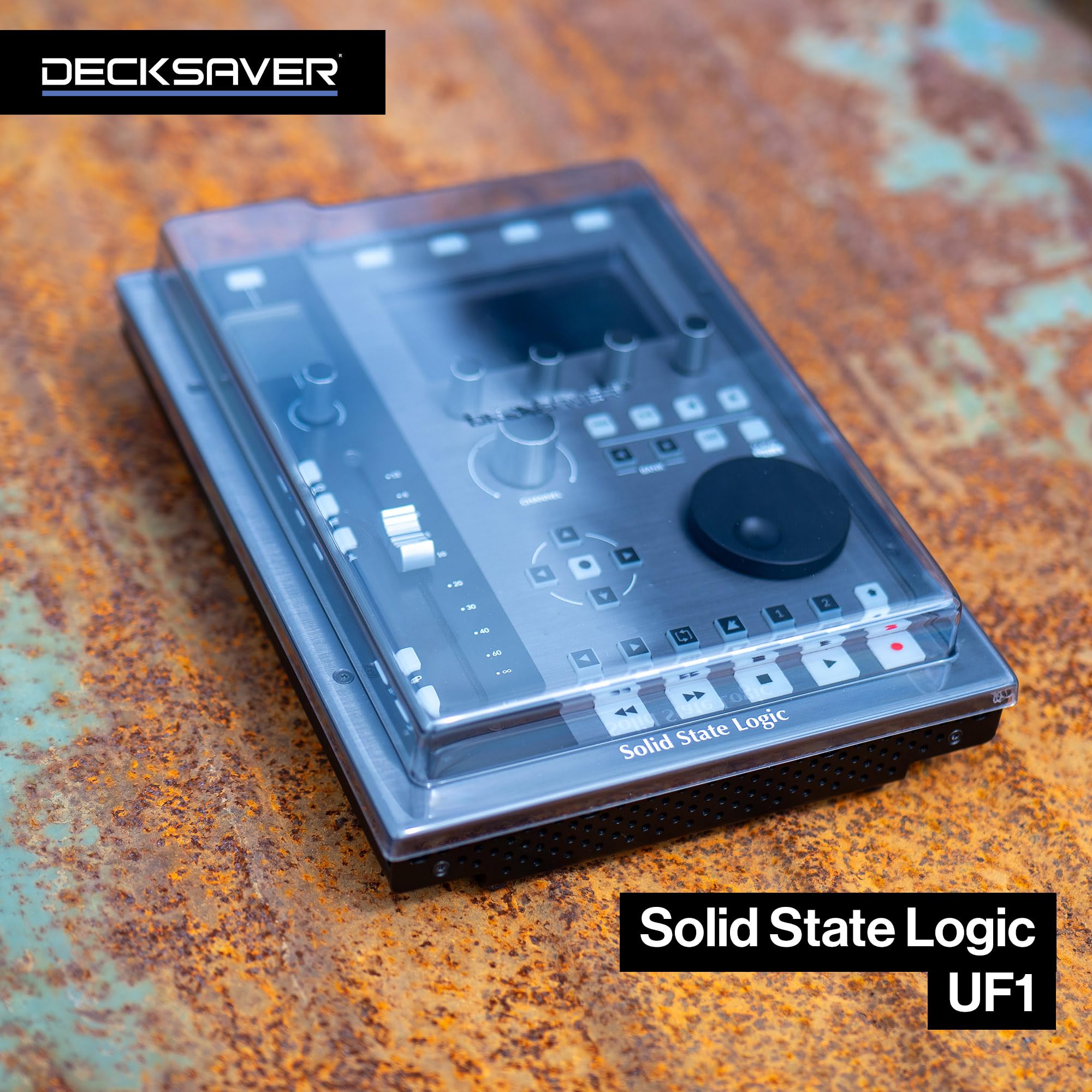 Decksaver Super Strong Polycarbonate Custom Fit Cover Compatible with Solid State Logic UF1 Controller, Equipment Dust Cover for Travel and Everyday Protection