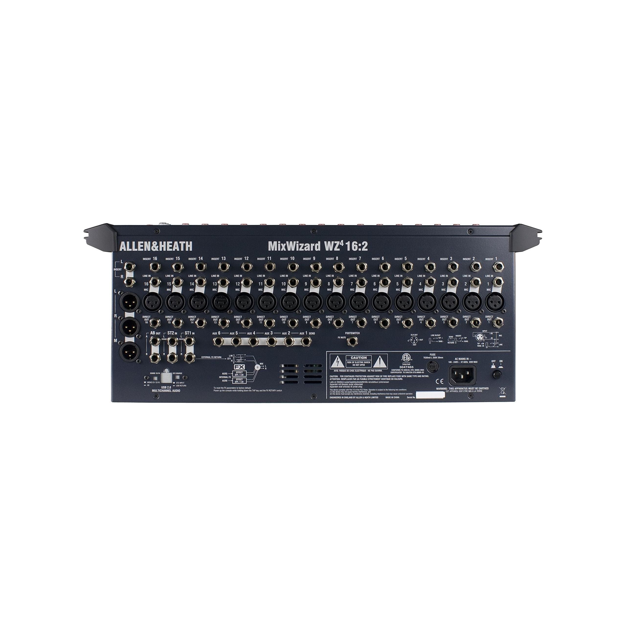 Allen & Heath MixWizard WZ416:2 Desk/Rack Mountable Professional Mixing Console