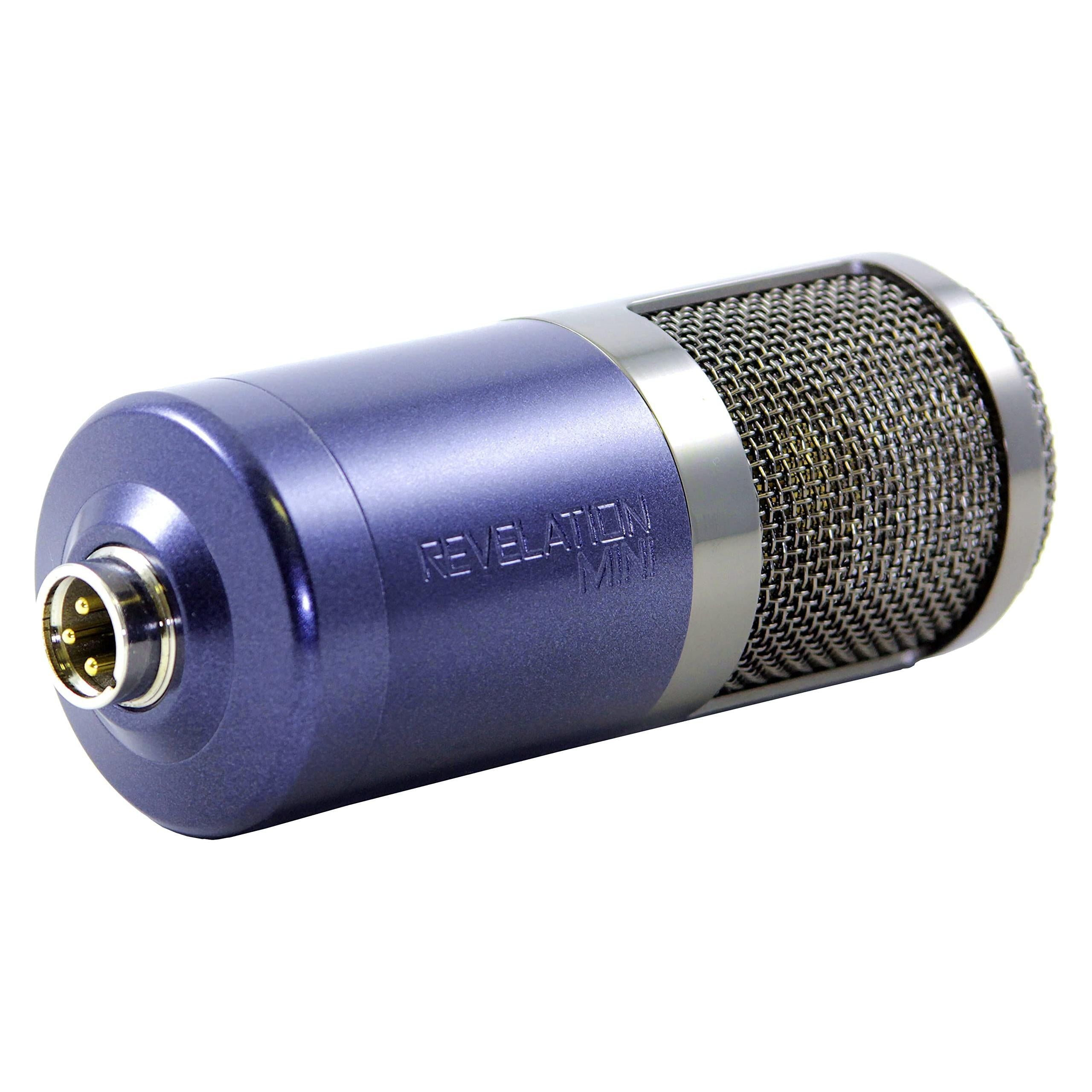 MXL Revelation FET Mini Microphone - Classic Tube Warmth, 3-Stage Pad, 48V Phantom Power, XLR Connectivity