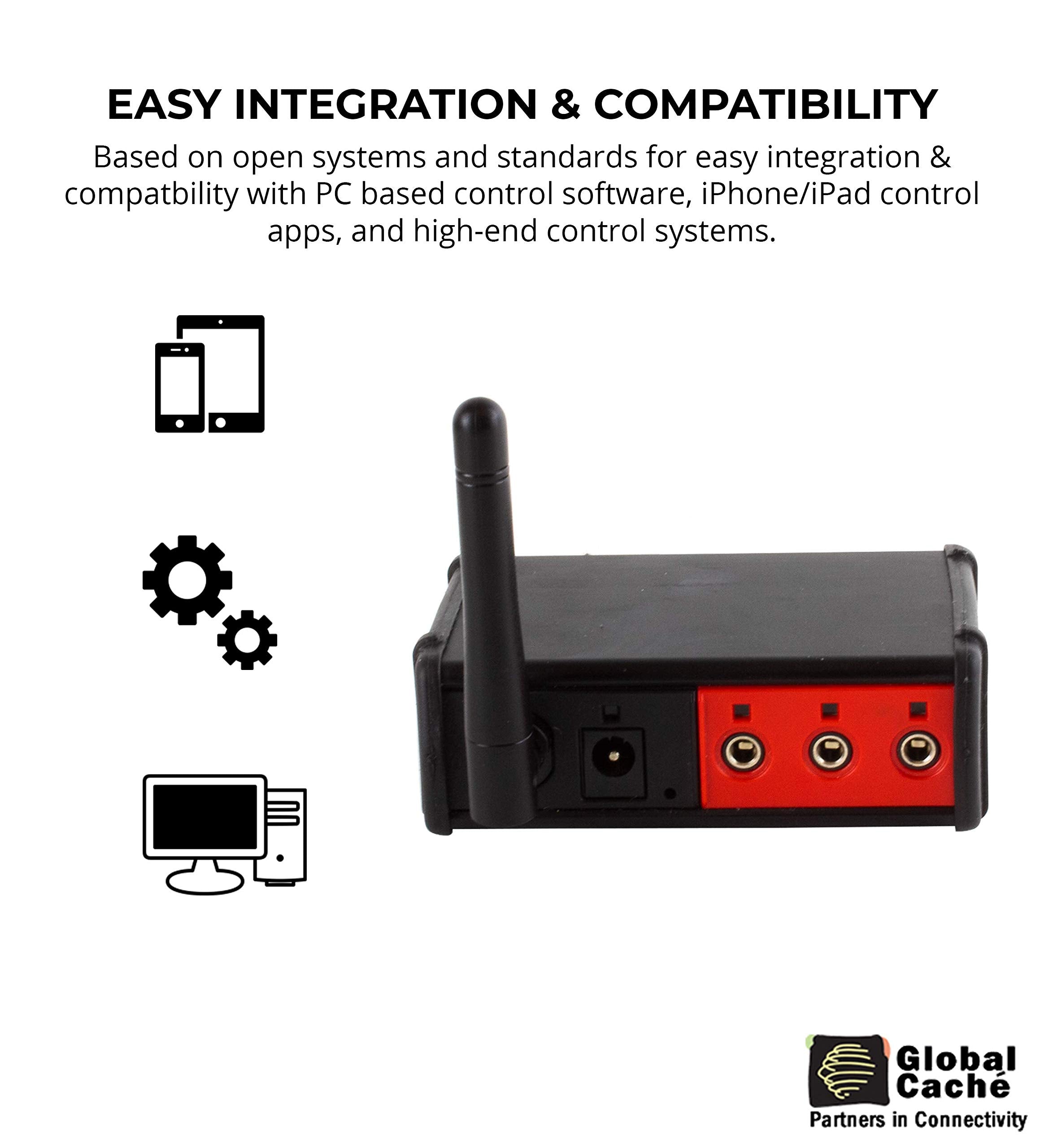 Global Caché WF2IR iTach WiFi to IR Module - Connects Infrared Controlled Devices to a Wi-Fi Network