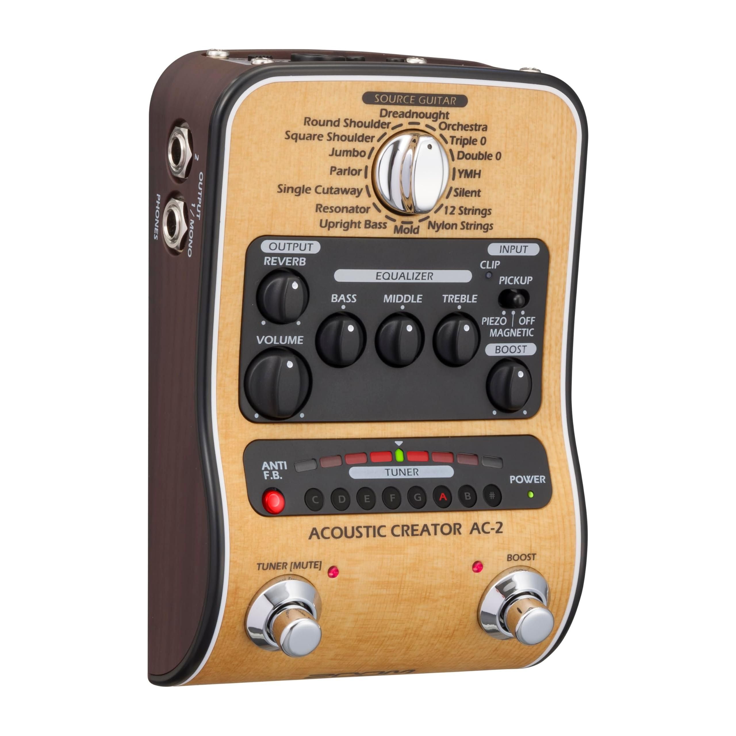 Zoom AC-2 Acoustic Guitar Effect Pedal