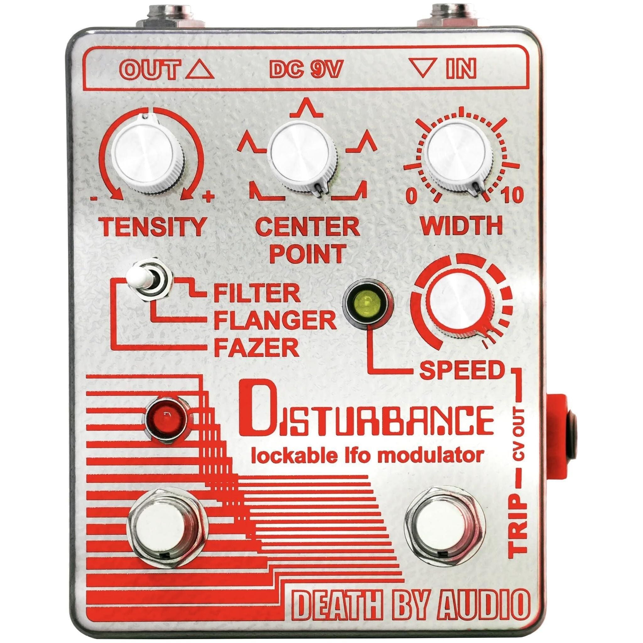 Death by Audio Disturbance Freaky Freezable Filter Flanger Fazer Pedal