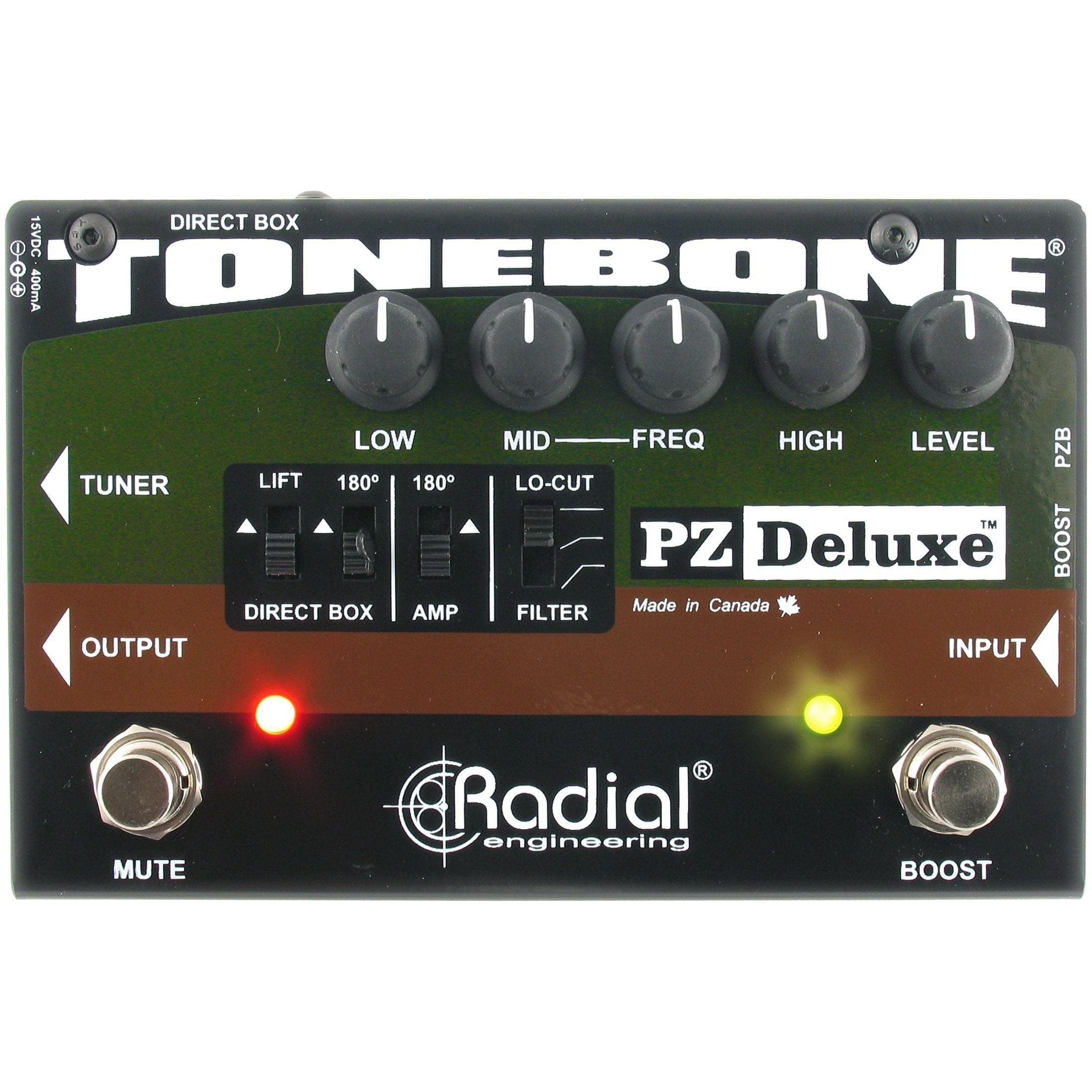 Radial Engineering R8007320 PZ-Deluxe Acoustic Preamp