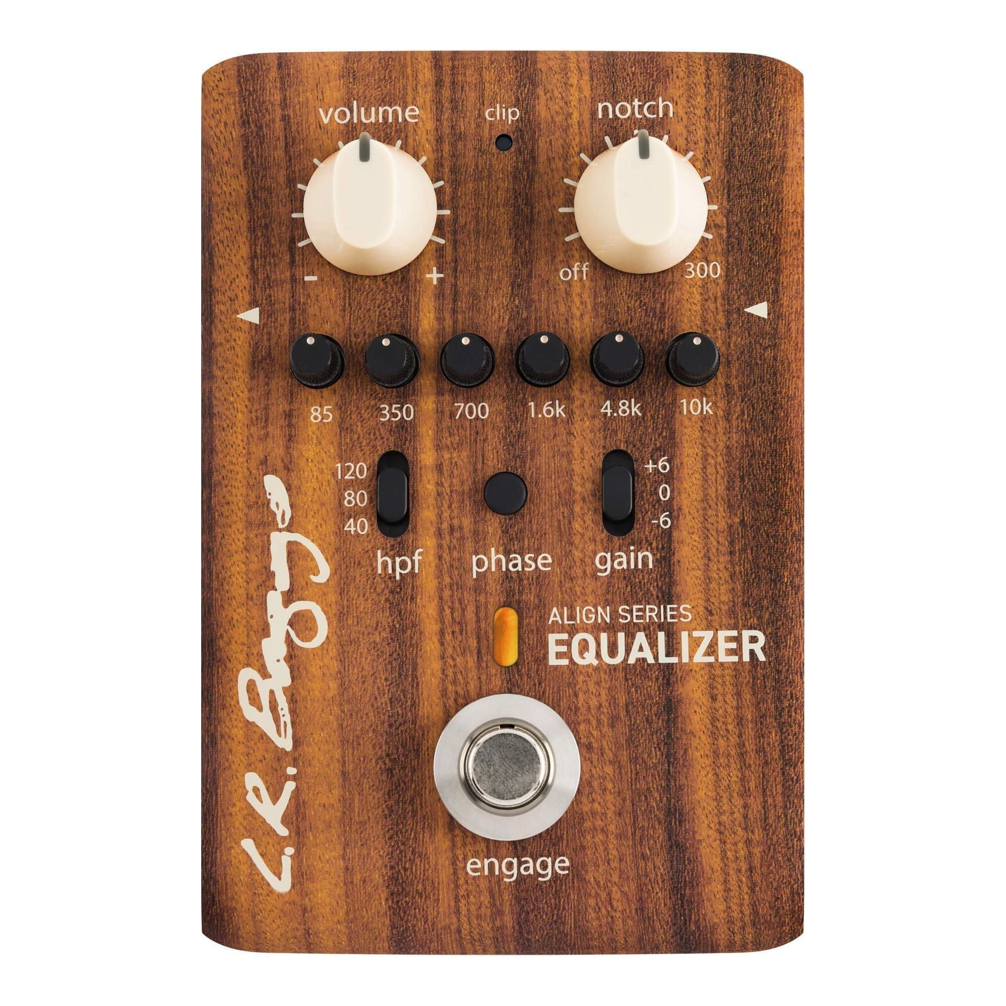 L.R. Baggs Align Series Equalizer Acoustic Guitar EQ Pedal and Anti-feedback