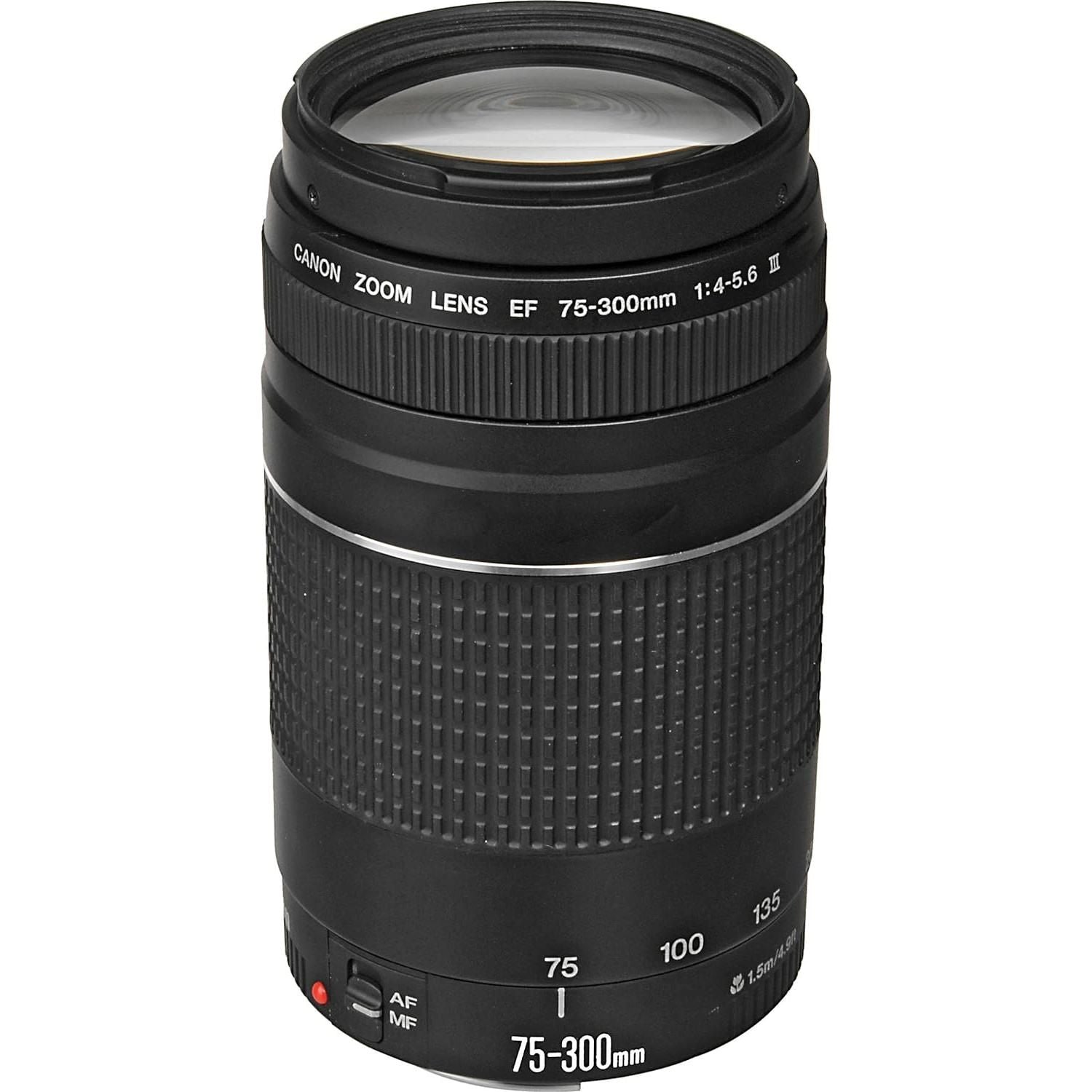 Canon EF 75-300mm f/4-5.6 III Telephoto Zoom Lens for Canon SLR Cameras, 6473A003