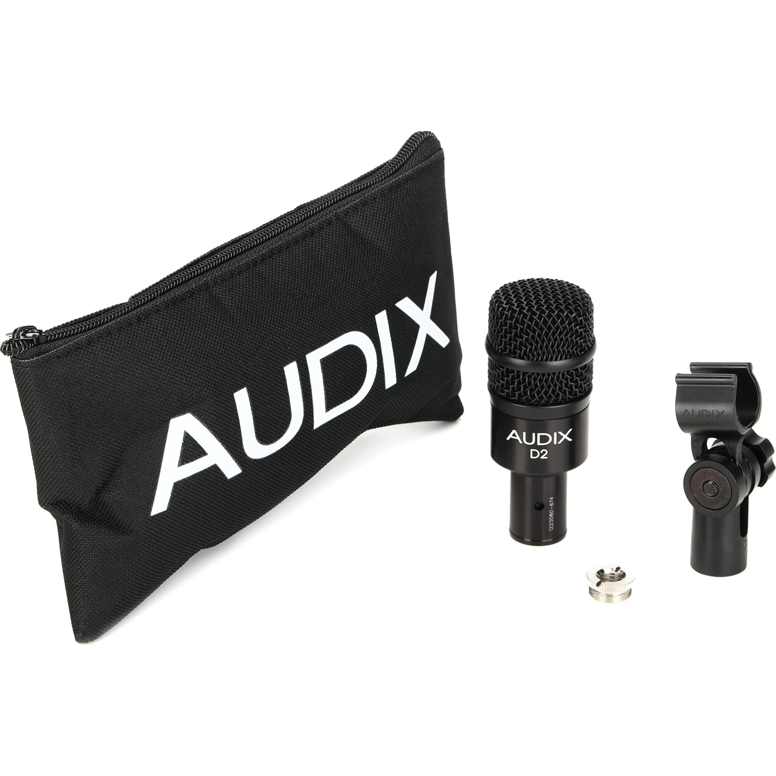 Audix D2 Dynamic Microphone, Hyper-Cardioid