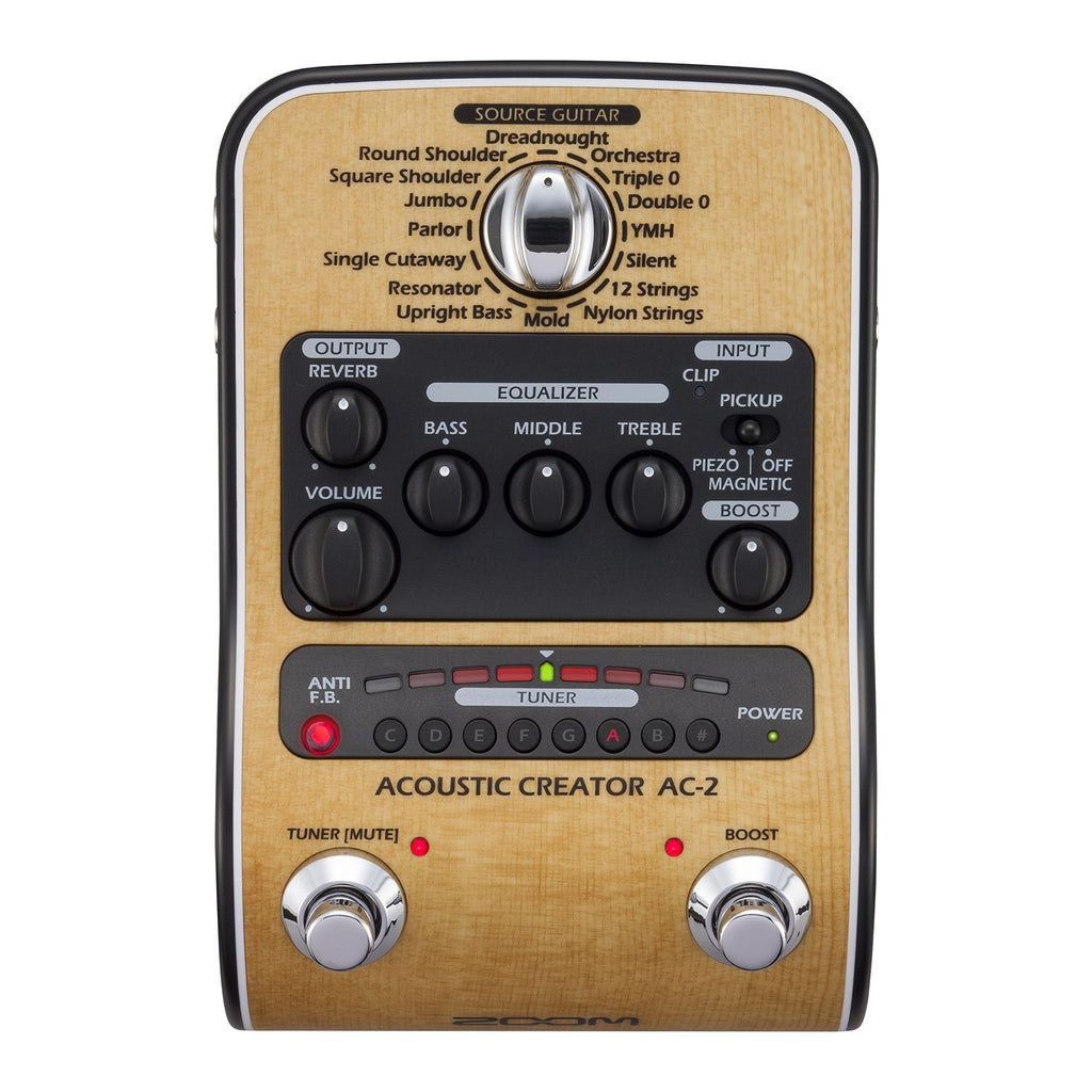 Zoom AC-2 Acoustic Guitar Effect Pedal