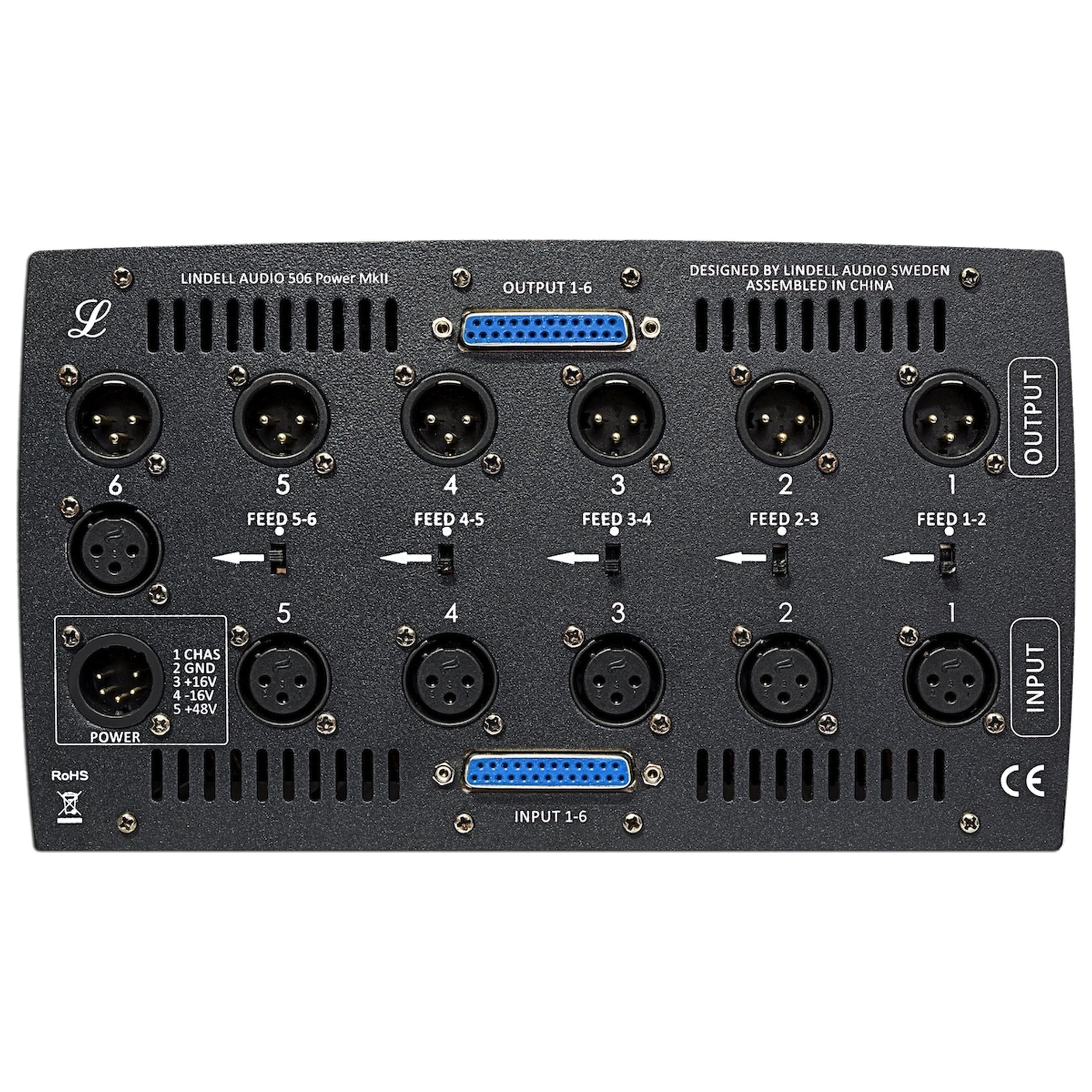 Lindell Audio 506 Power MK II 6-Slot 500 Series Chassis