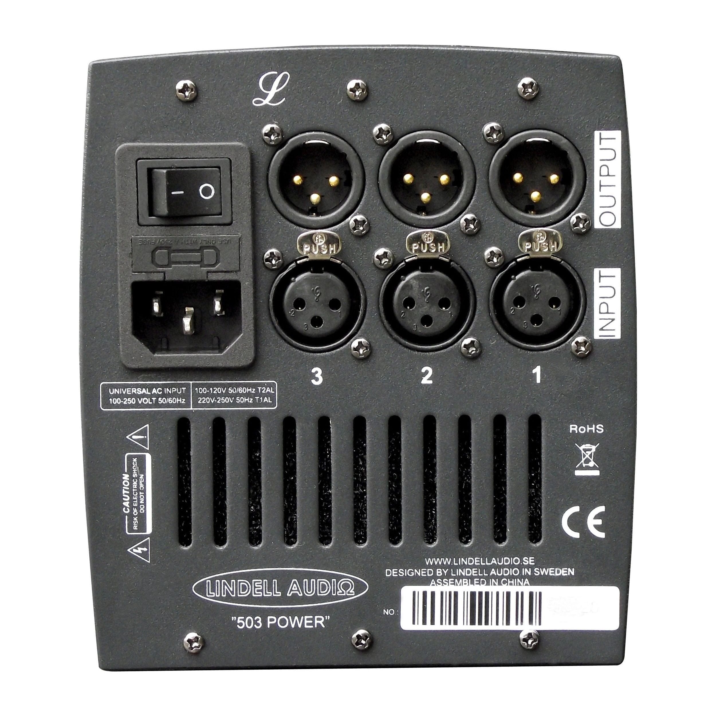 Lindell Audio 503 Power 3-Slot 500 Series Chassis