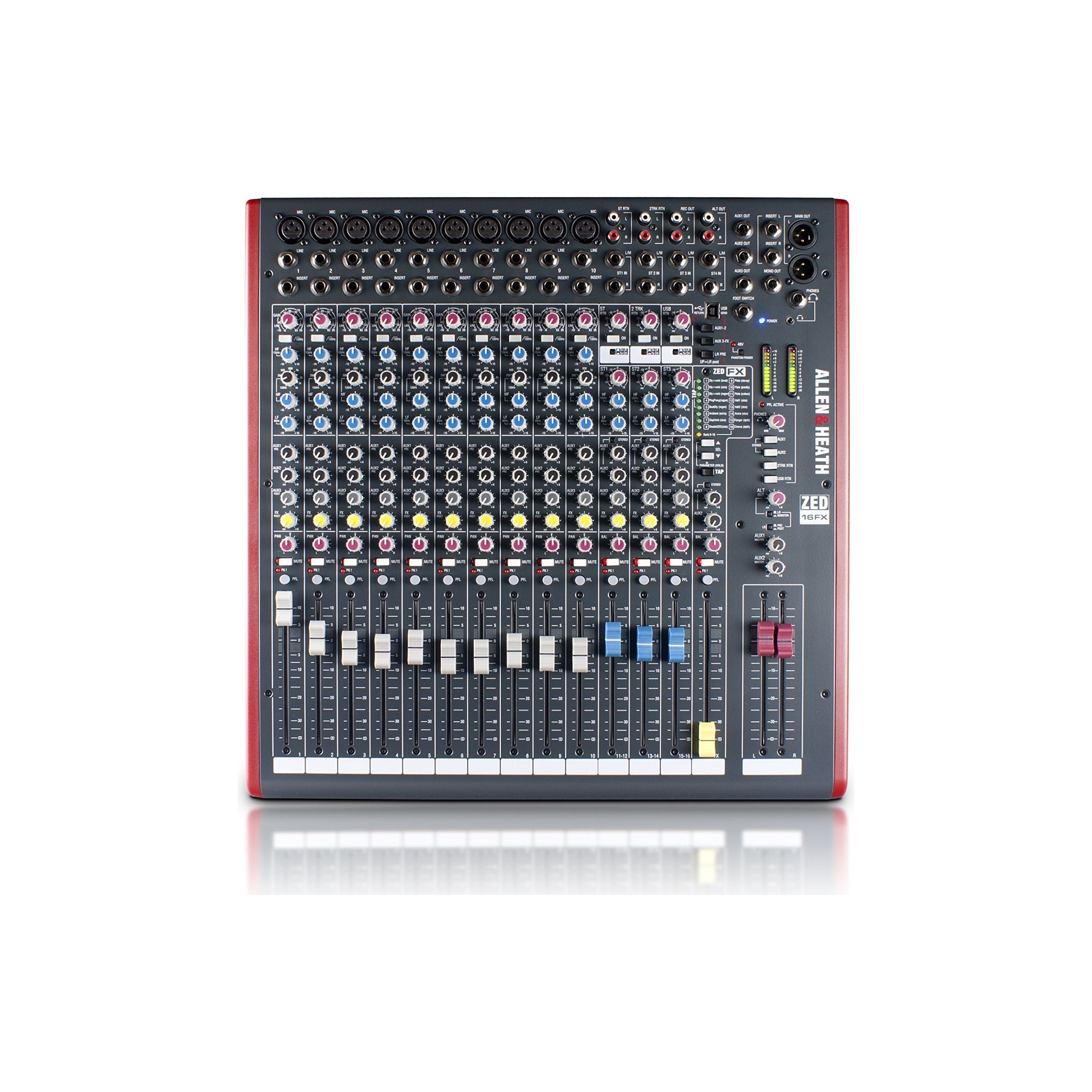 Allen & Heath ZED-22FX Multipurpose 22-Channel Mixer with FX for Live Sound and Recording