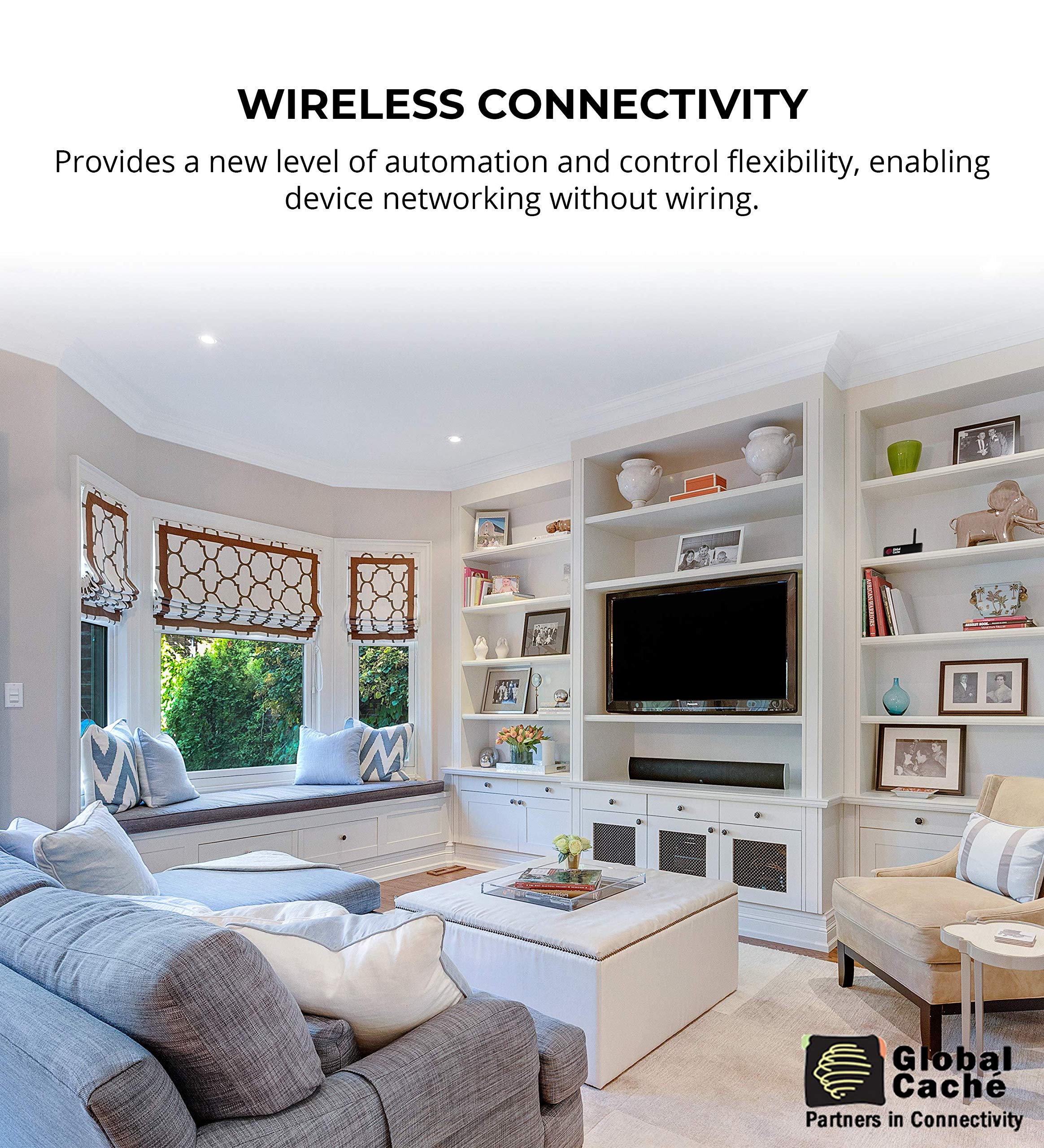 Global Caché WF2IR iTach WiFi to IR Module - Connects Infrared Controlled Devices to a Wi-Fi Network